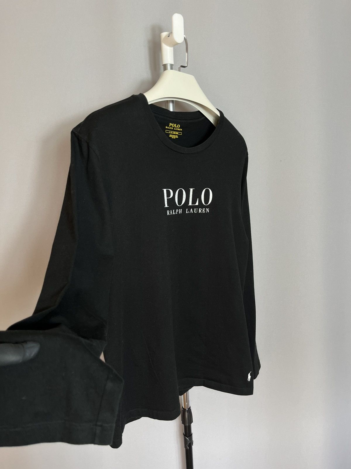 Polo Ralph Lauren Polo Ralph Lauren T-shirt Long sleeve black cotton mens Size US L / EU 52-54 / 3 - 2 Thumbnail