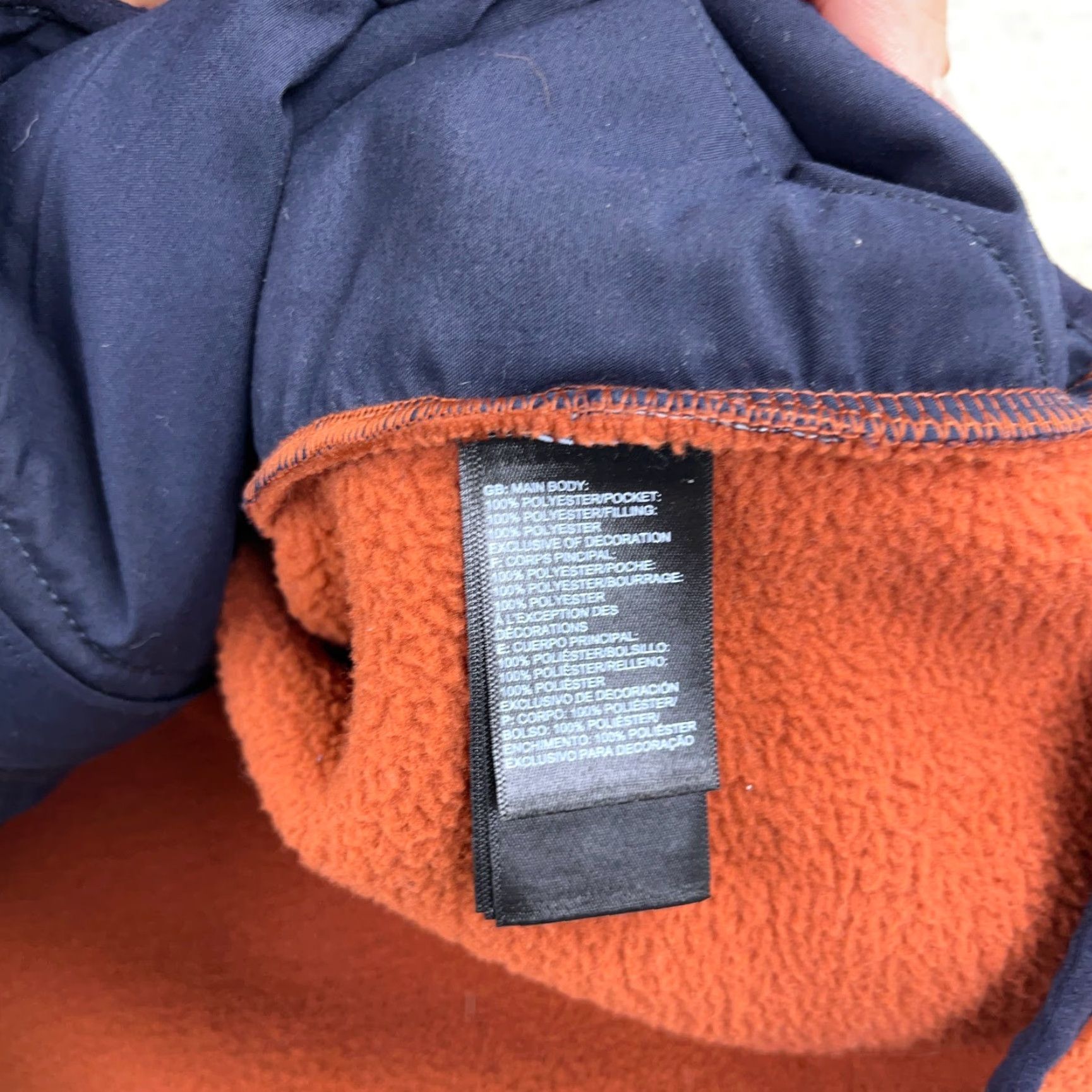 The North Face The North Face Vest Men M Orange Full Zip Fleece Carbondale Idle Vintage: No Size US M / EU 48-50 / 2 - 5 Thumbnail