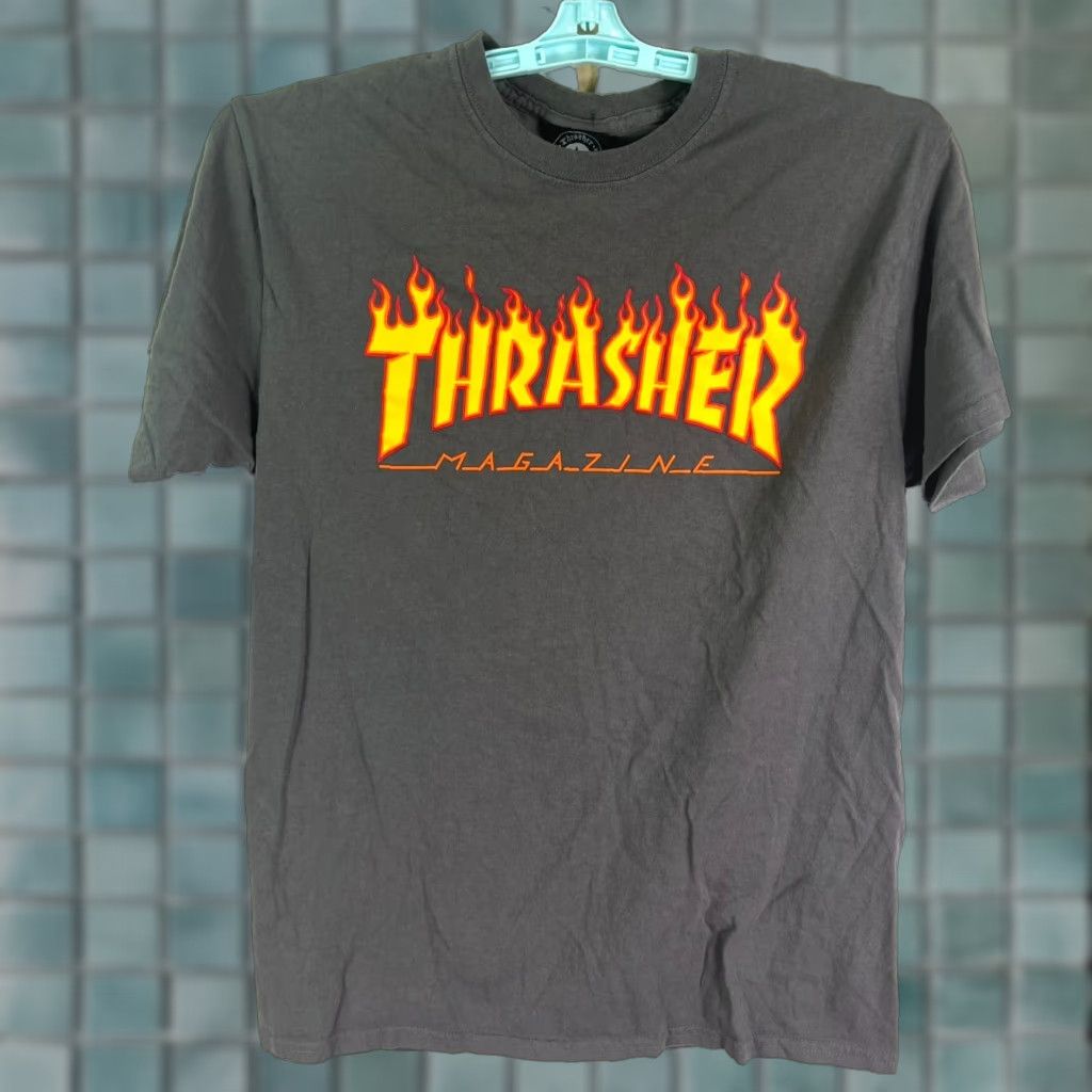 Thrasher Thrasher Graphic Tee Adult Shirt Size M Red Skate Mens Size US M / EU 48-50 / 2 - 1 Thumbnail