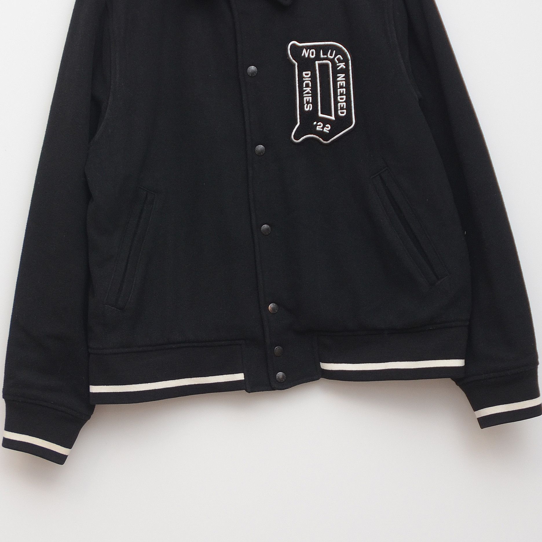 Dickies Dickies Union Springs Jacket Sz M Black Varsity Bomber Wool Size US M / EU 48-50 / 2 - 3 Thumbnail