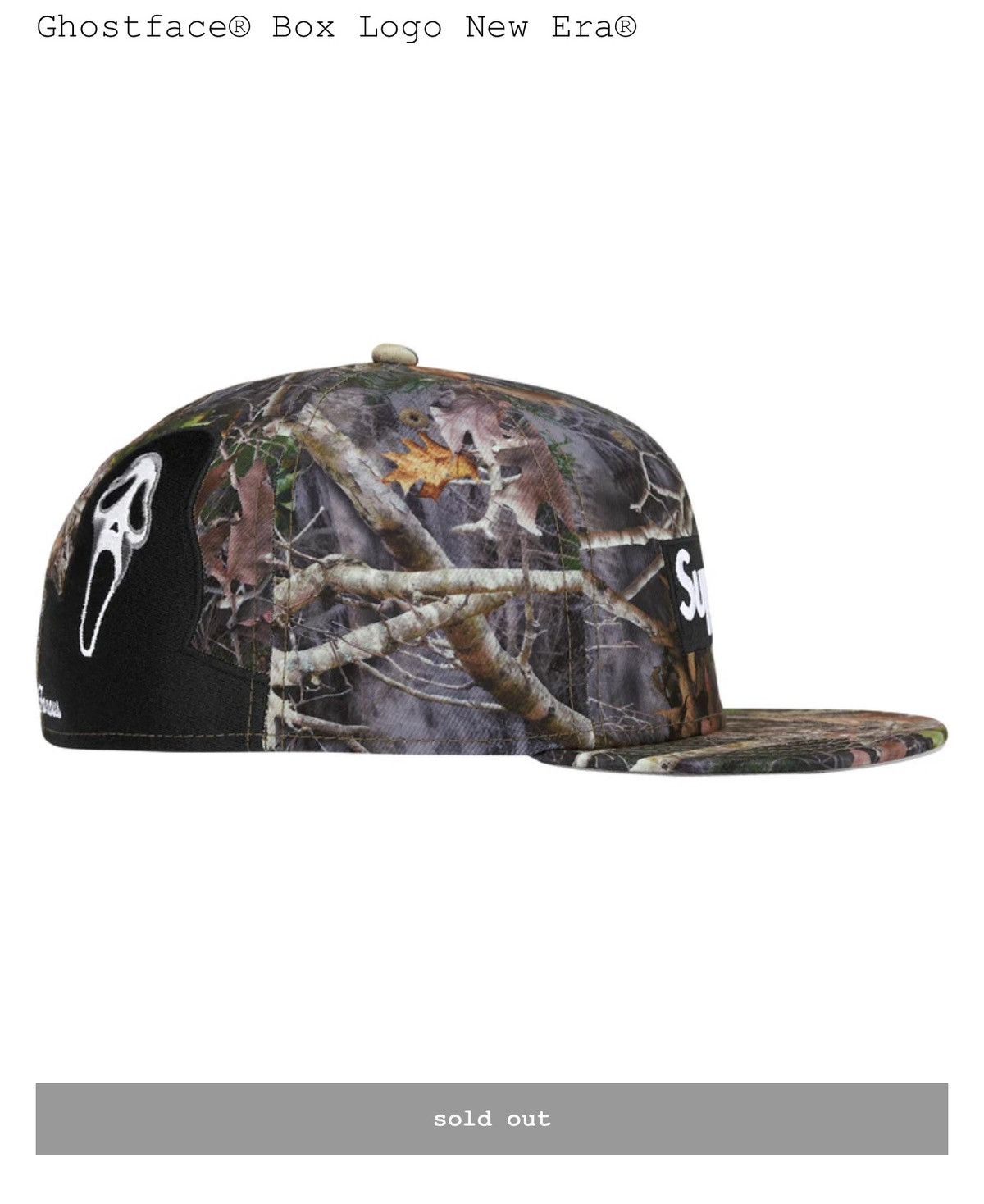Supreme Supreme Gold Cross S Logo New Era Cap (Real Tree Camo