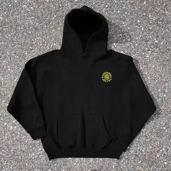 VIBE Hip Hop Retro Smiley Print Casual Loose L Hooded Sweatshirt Size US L / EU 52-54 / 3 - 4 Thumbnail
