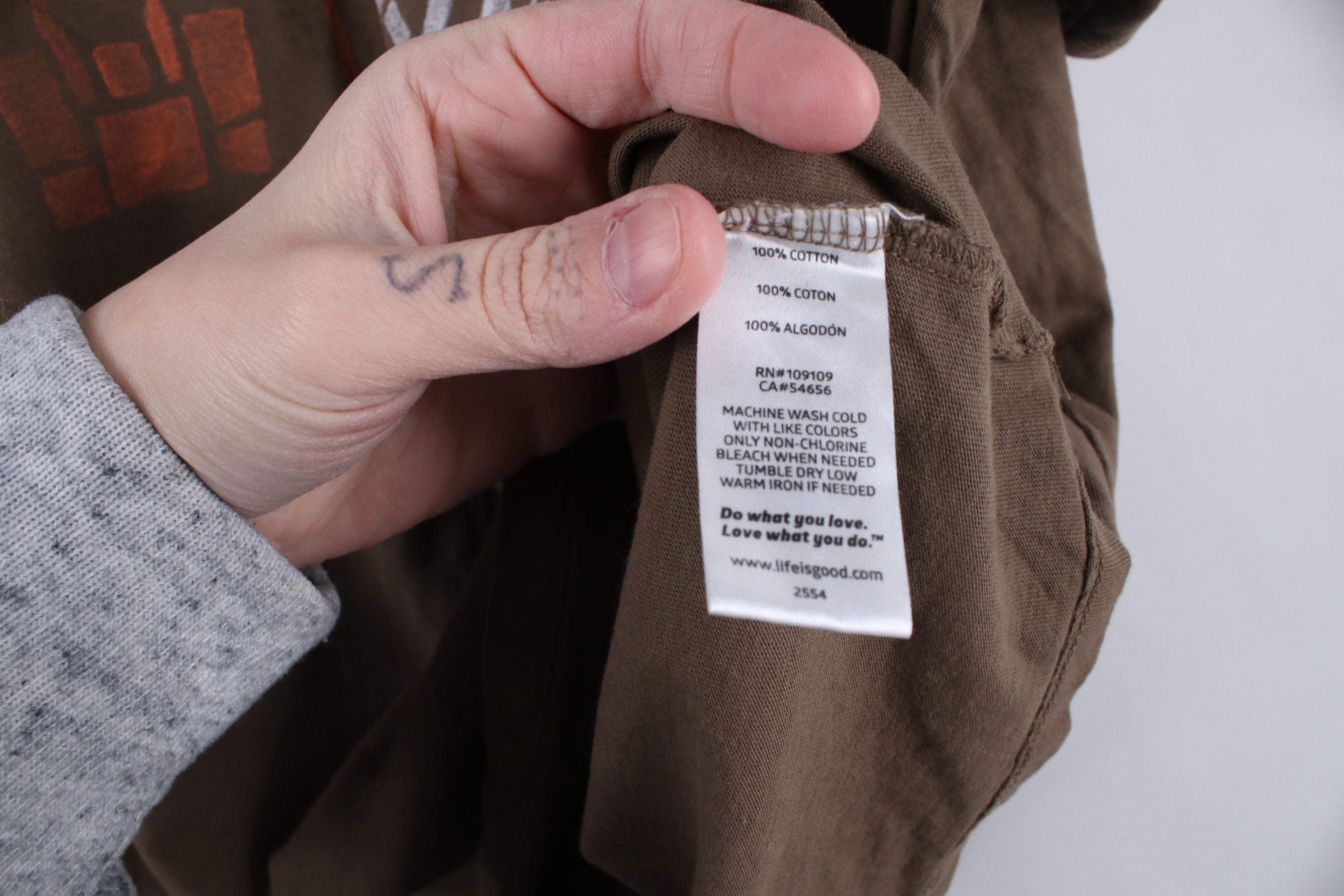 Life is Good × Vintage Life Is Good Spell Out Beach Sun Short Sleeve T-Shirt Brown Size XL / US 12-14 / IT 48-50 - 5 Thumbnail