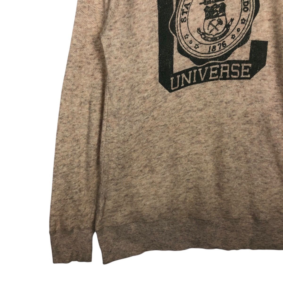 Japanese Brand Vintage Denver University Graphic Sweatshirt Beige Size US L / EU 52-54 / 3 - 5 Thumbnail