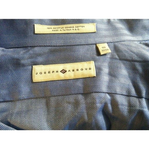 Joseph Abboud JOSEPH ABBOUD MENS 100%COTTON DRESS SHIRT 15.5/32-33 Size US M / EU 48-50 / 2 - 6 Thumbnail