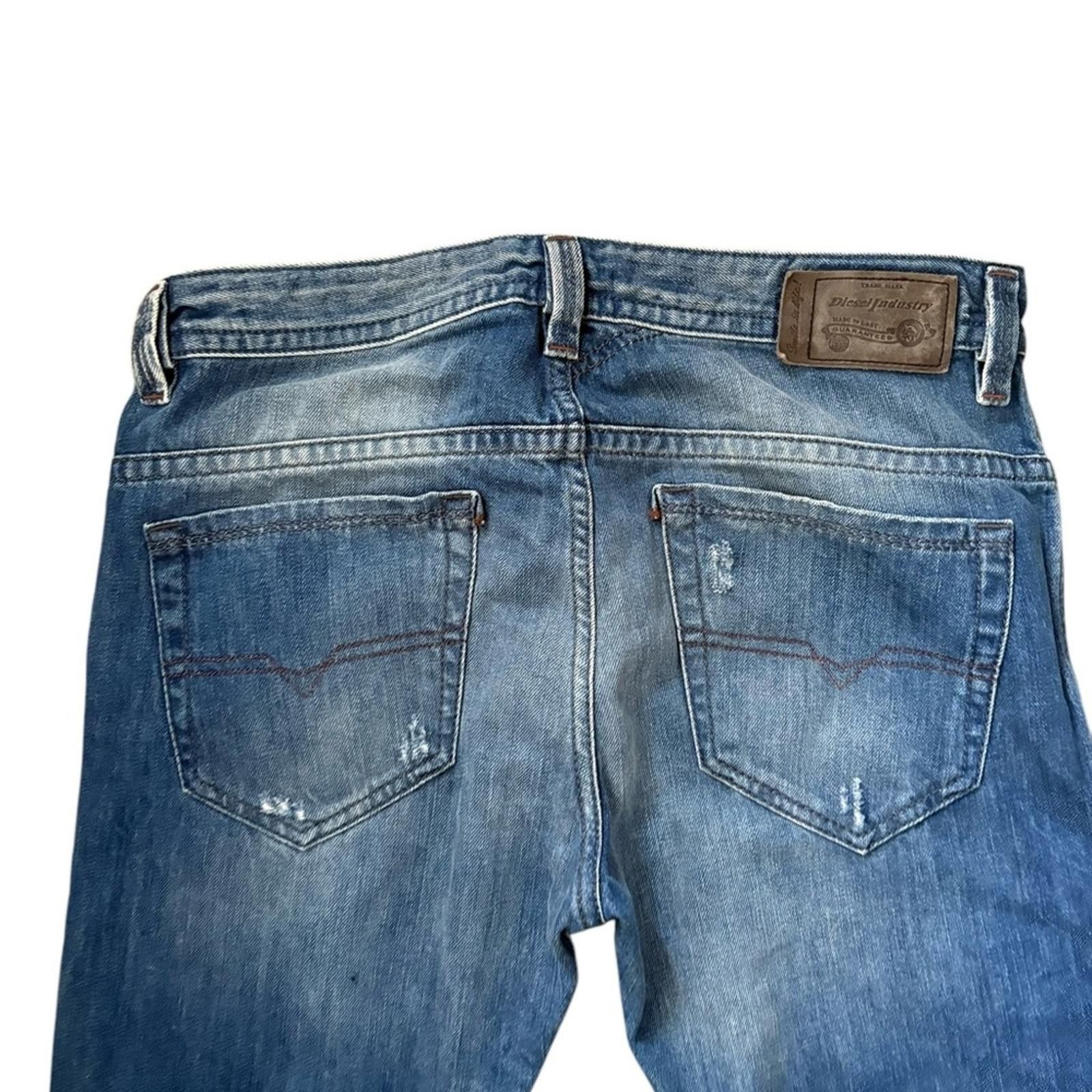 Diesel Diesel Thavar Distressed Slim Skinny Wash 0663E Jeans Sz 29 Size US 29 - 6 Thumbnail