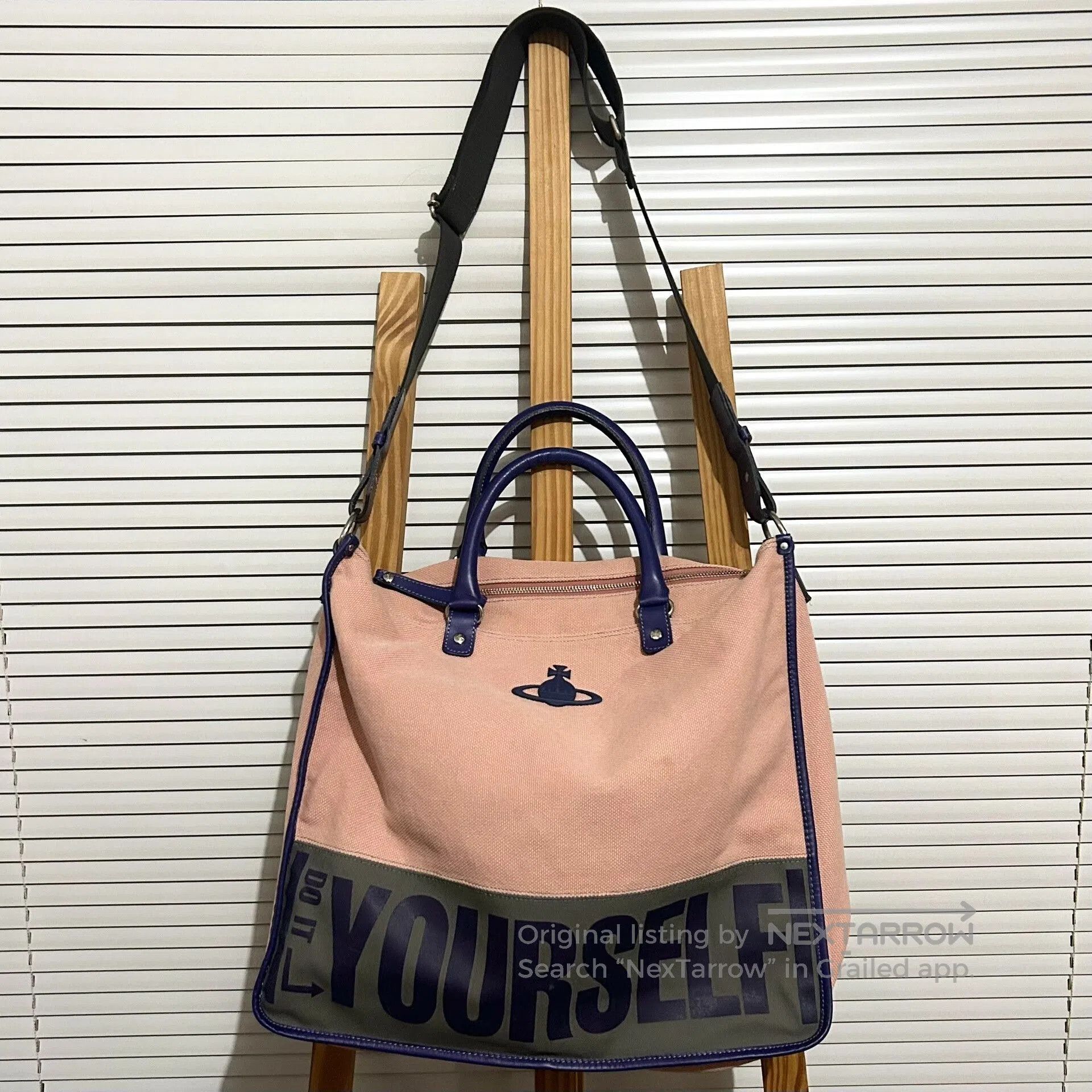 Vivienne Westwood Vivienne Westwood Vintage Pink Canvas Crossbody. Size ONE SIZE - 2 Thumbnail
