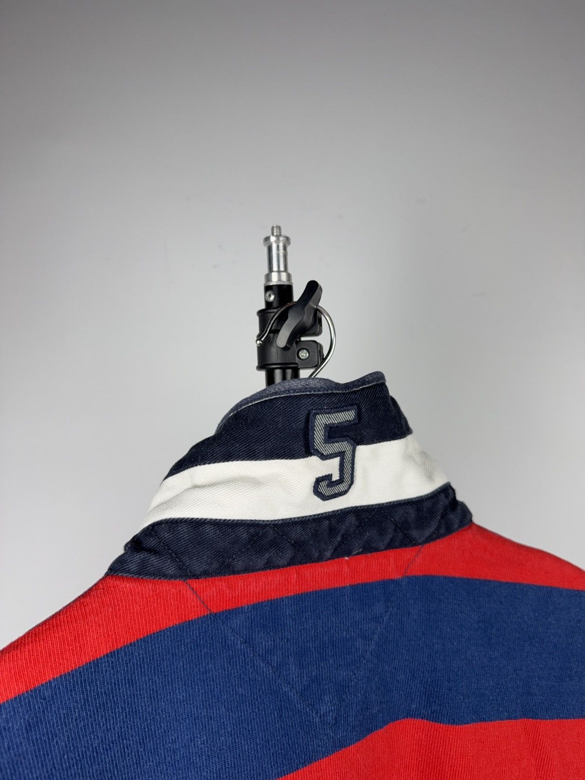 Tommy Hilfiger 00s Tommy Hilfiger Vintage Rugby Striped Long Sleeve Polo Size US L / EU 52-54 / 3 - 15 Thumbnail