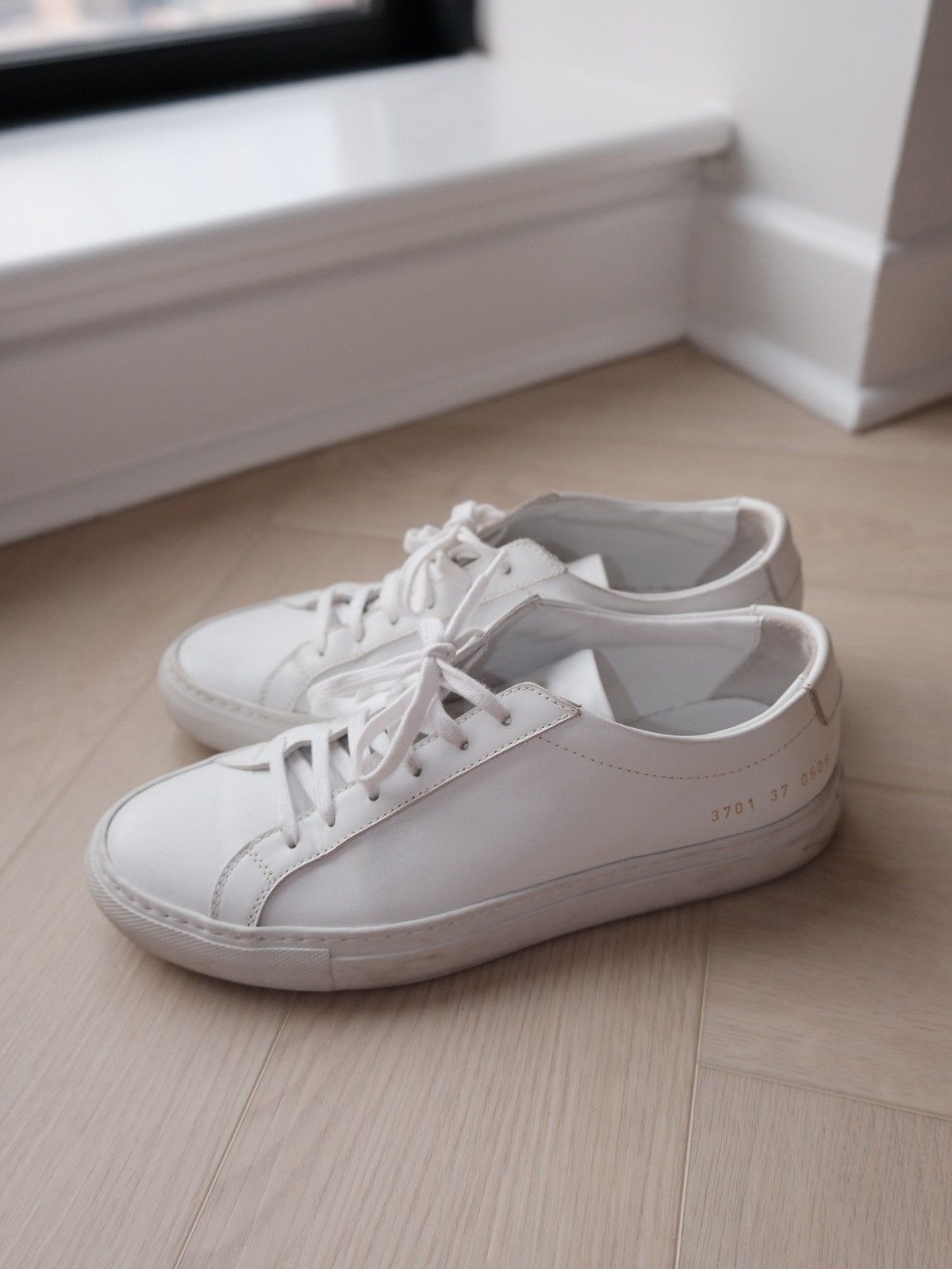 Common Projects Common Projects Leather Sneakers Size US 7 / IT 37 - 5 Thumbnail