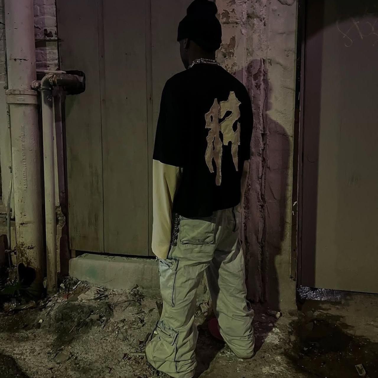 Other Black and cream cotton streetwear long sleeve Size US M / EU 48-50 / 2 - 4 Thumbnail