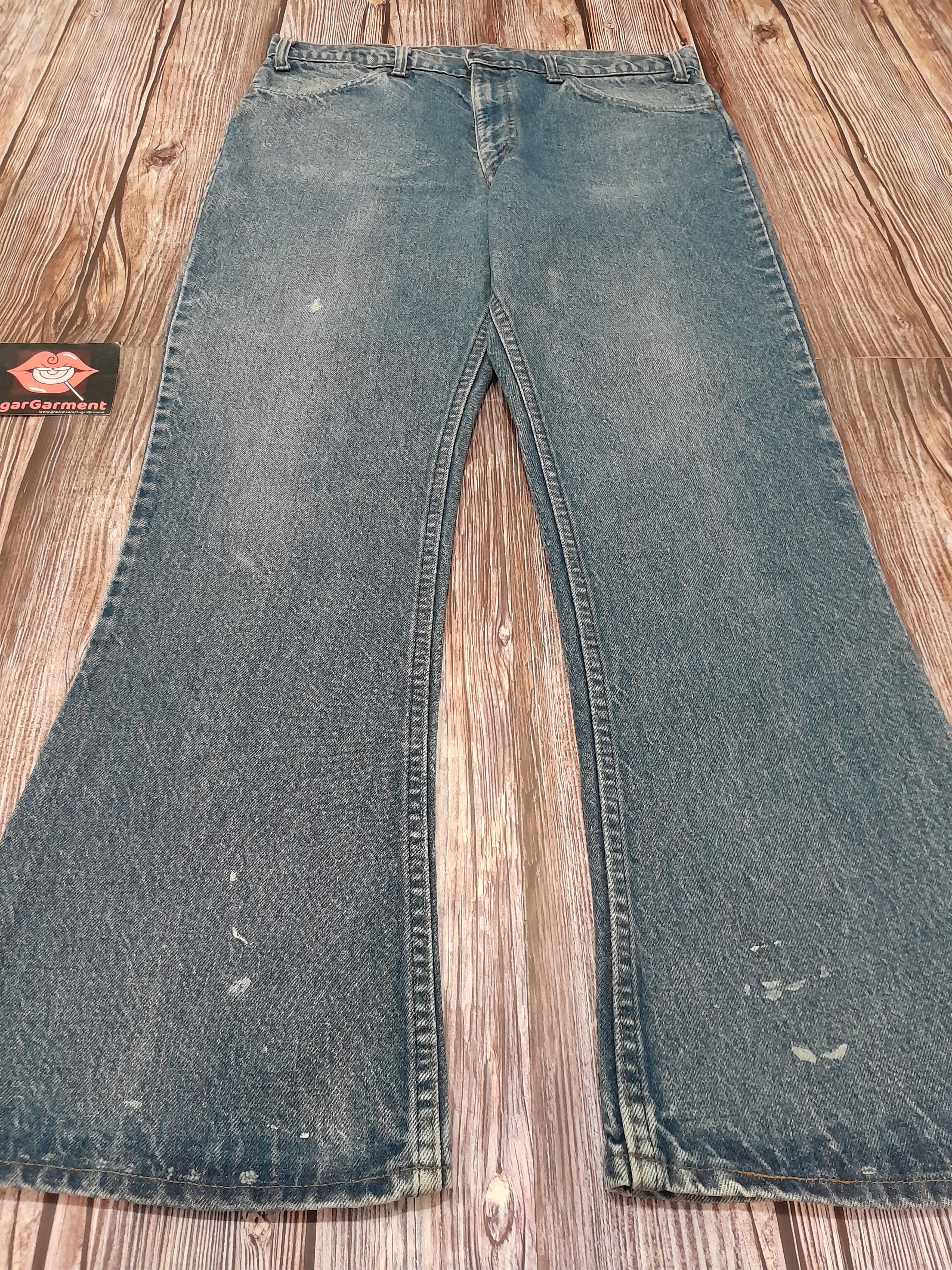 Levi's Levis 646 Flare Bell Bottom Orange Tab Vintage Size US 34 / EU 50 - 2 Thumbnail