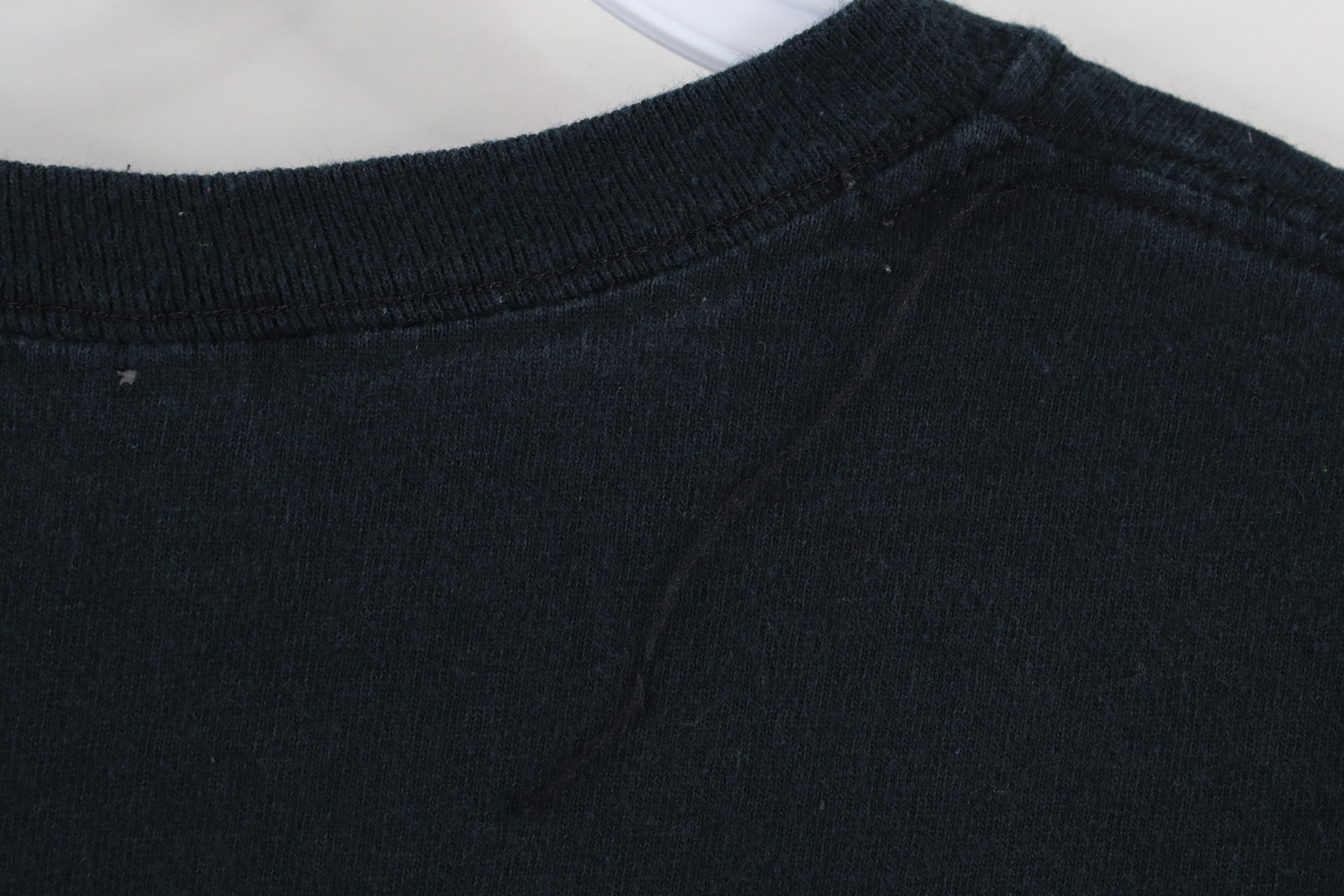 Vintage Vintage 90s Streetwear Long Sleeve T-Shirt Black Cotton Size US XL / EU 56 / 4 - 6 Thumbnail