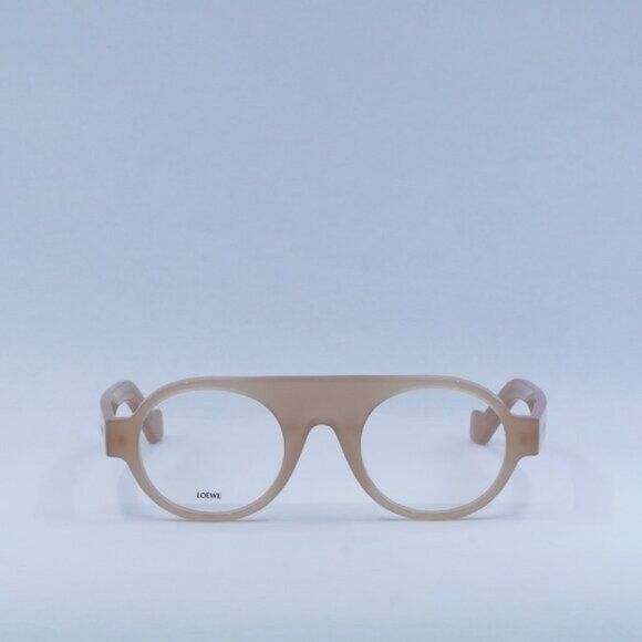 Loewe Loewe LW50009I 072 Eyeglasses Light Pink 48mm Round Frame Size ONE SIZE - 2 Thumbnail