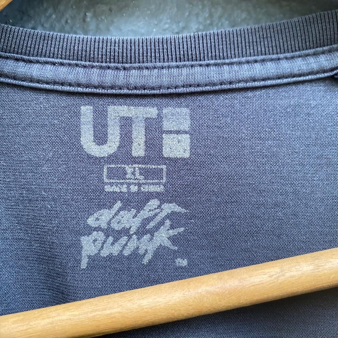 Band Tees Thrashed Faded Daft Punk X Uniqlo Band Tee Size US XL / EU 56 / 4 - 4 Thumbnail