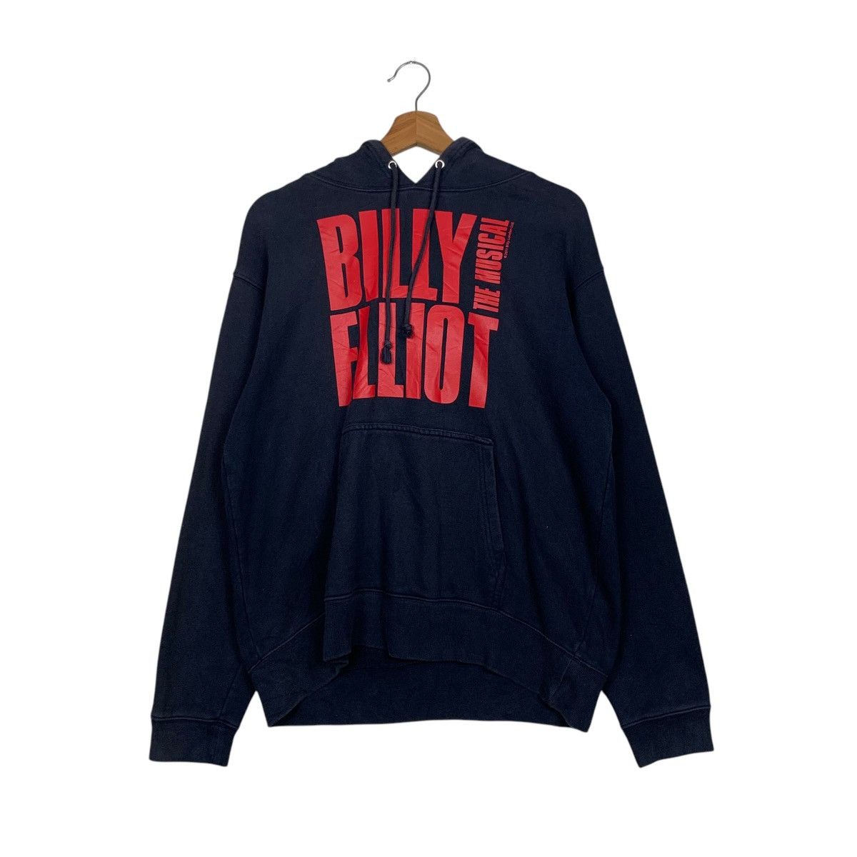 Vintage Billy Elliot the Musical Big Logo Pullover Hoodies #1762-C78 Size US M / EU 48-50 / 2 - 10 Thumbnail