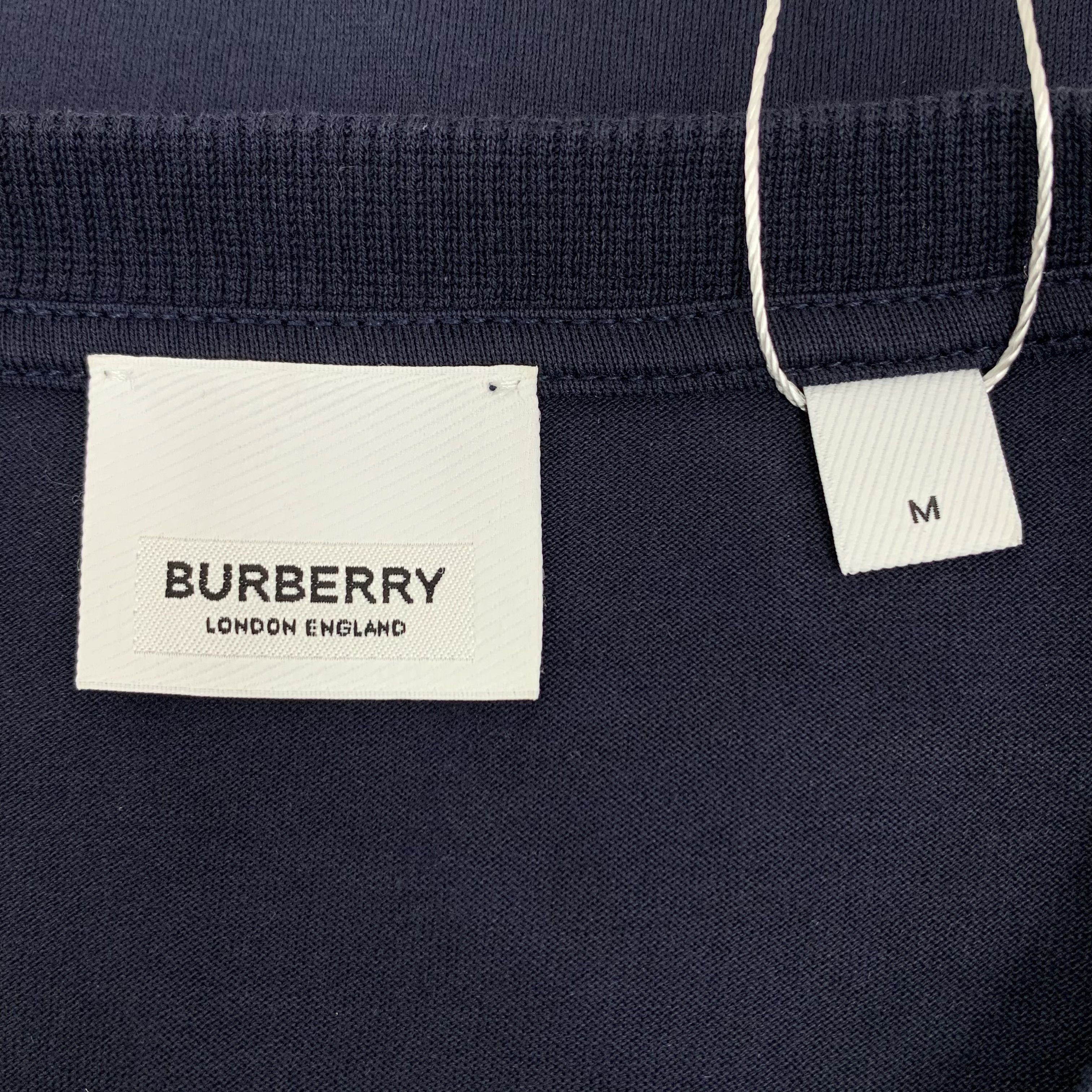 Burberry Burberry Appliqué T-Shirt Navy (M) Size US M / EU 48-50 / 2 - 6 Thumbnail