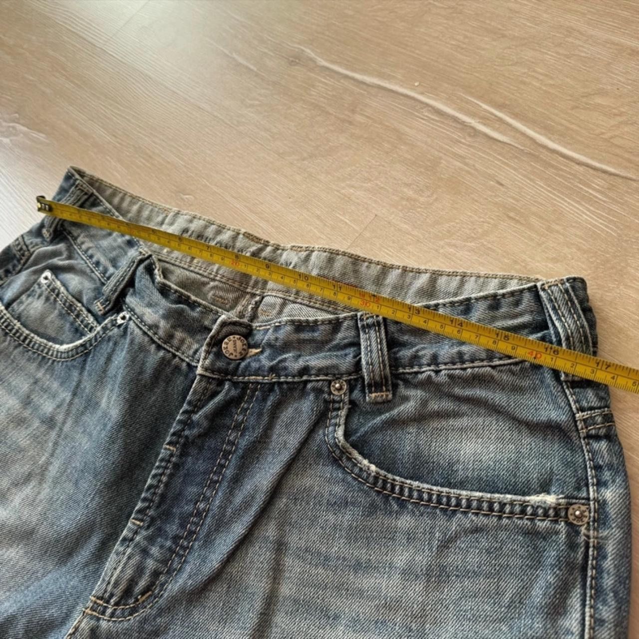 Japanese Brand Joker Cash on Delivery Men's Blue Straight Regular Jeans W36 Size US 36 / EU 52 - 8 Thumbnail