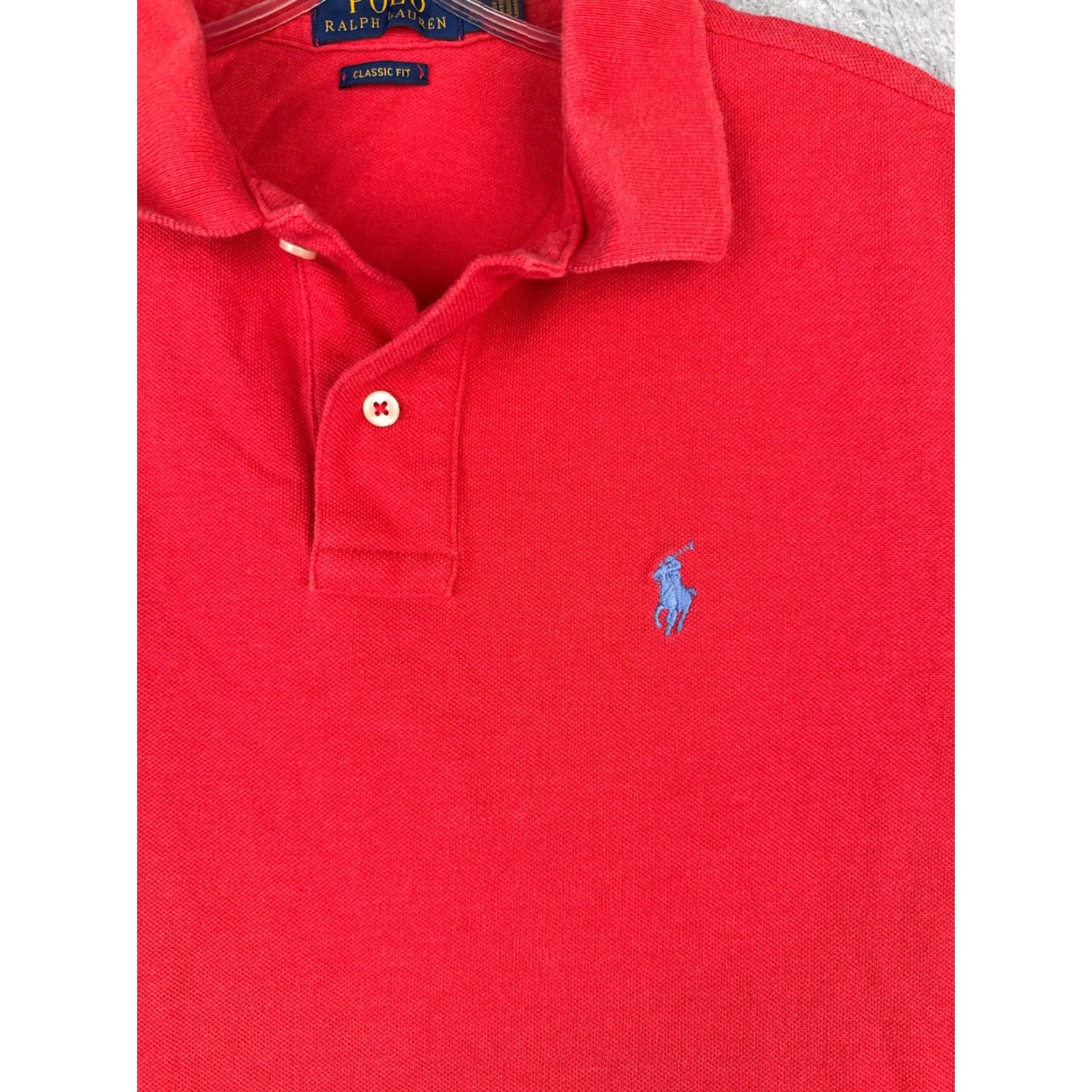 Ralph Lauren Polo Ralph Lauren Polo Shirt Men Medium Red Classic Fit 100% Cotton Pony READ Size US M / EU 48-50 / 2 - 6 Thumbnail