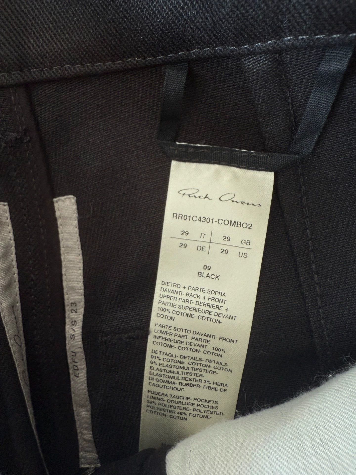 Rick Owens Rick Owens 23SS EDFU Silvered Bootcut Runway Jeans Size US 29 - 4 Thumbnail