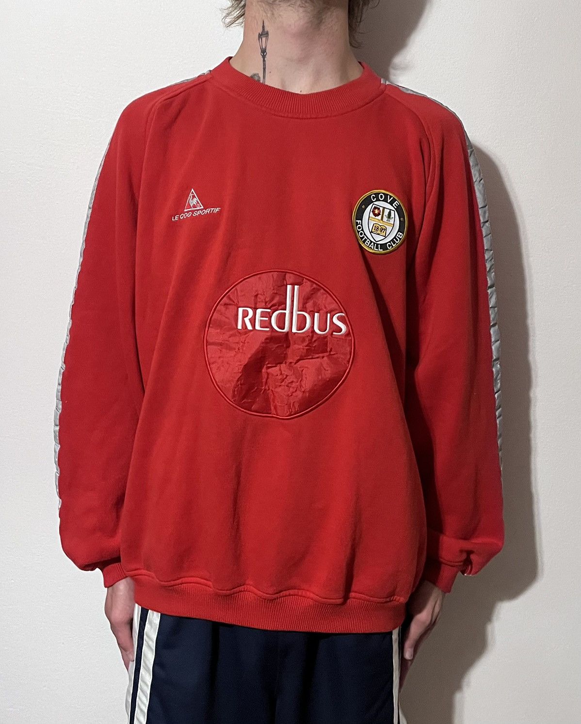 Le Coq Sportif Vintage Le Coq Sportif Cove FC Football Sweatshirt XXL RARE🔥 Size US XXL / EU 58 / 5 - 13 Thumbnail