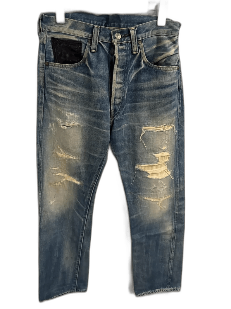 Levi's LVC x Takahiro Miyashita Distressed Jeans Size US 32 / EU 48 - 1 Thumbnail