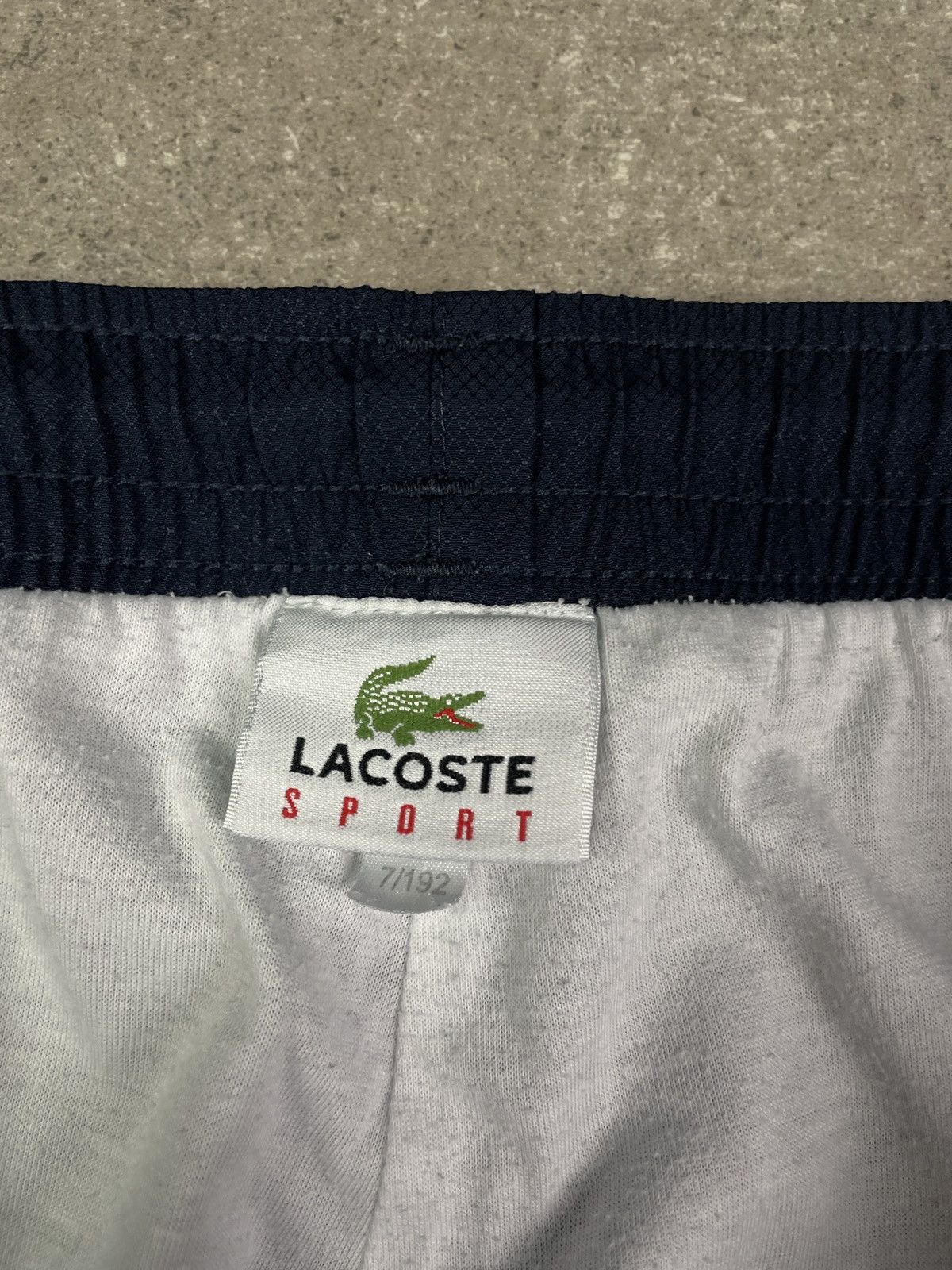 Lacoste × Vintage Vintage Y2K Lacoste Track Parachute Nylon Drill Pants Size US 36 / EU 52 - 3 Thumbnail