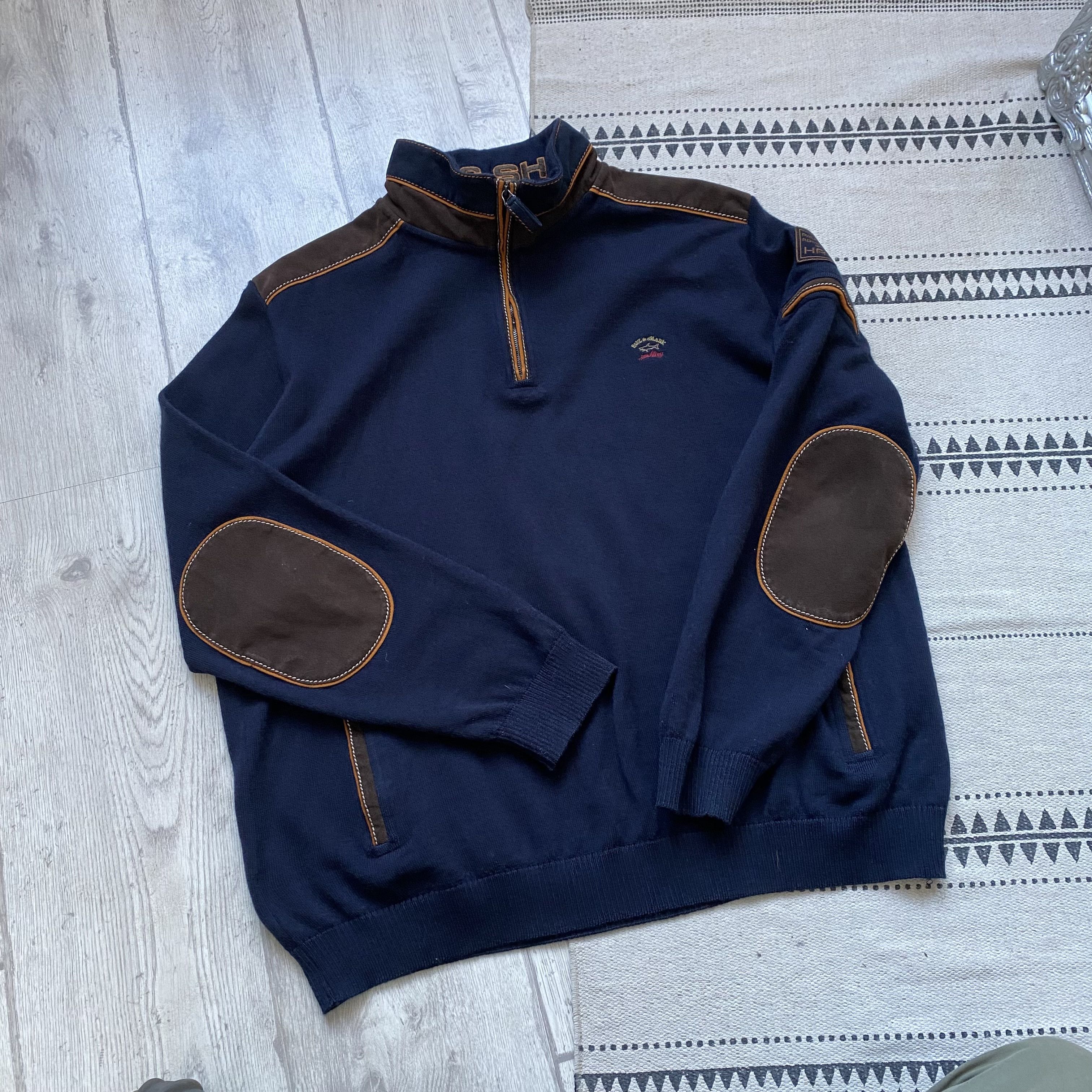 Paul & Shark Vintage Oldmoney Paul Shark Wool sweater Half Zip Size US L / EU 52-54 / 3 - 10 Thumbnail