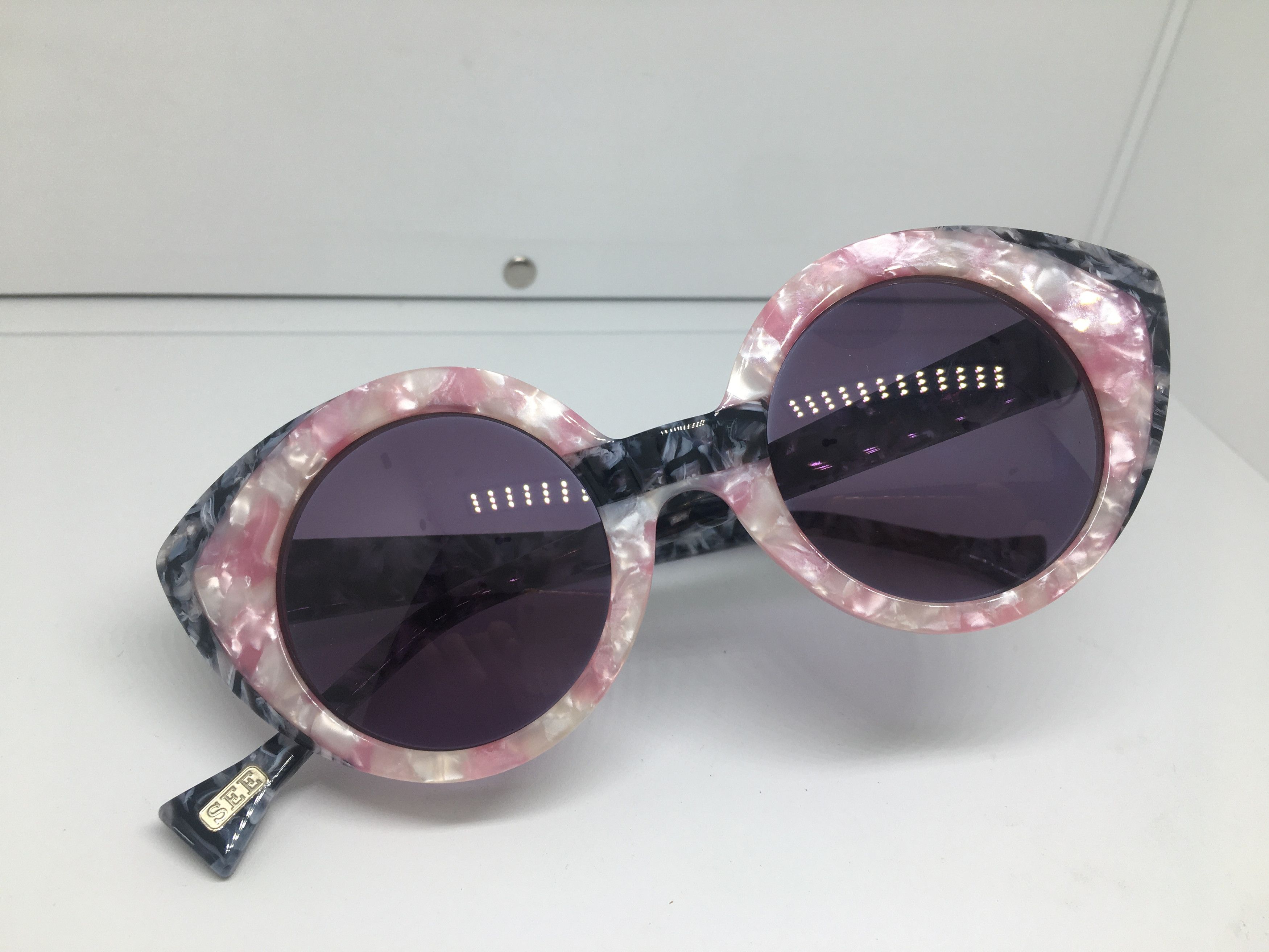 Other SEE Handade Cateye Round Sunglasses Diva Girls Size ONE SIZE - 7 Thumbnail