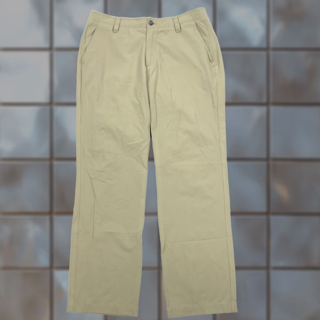 Under Armour Under Armour Mens Pants 34x30 Loose Fit Performance Khaki Golf Casual Size US 34 / EU 50 - 1 Thumbnail