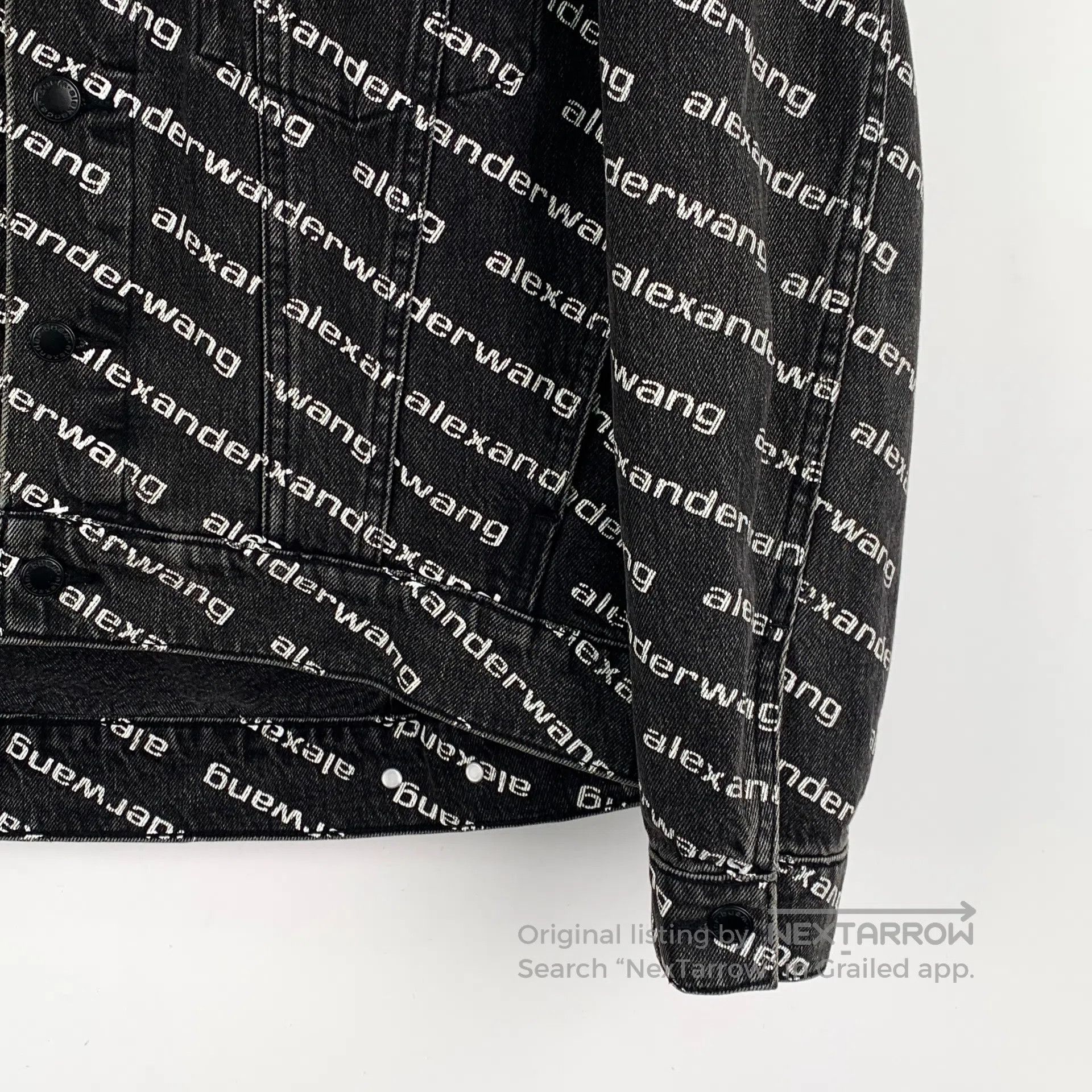 Alexander Wang Alexander Wang Black Logo Letter Bullet Train Print Cotton Size US M / EU 48-50 / 2 - 4 Thumbnail