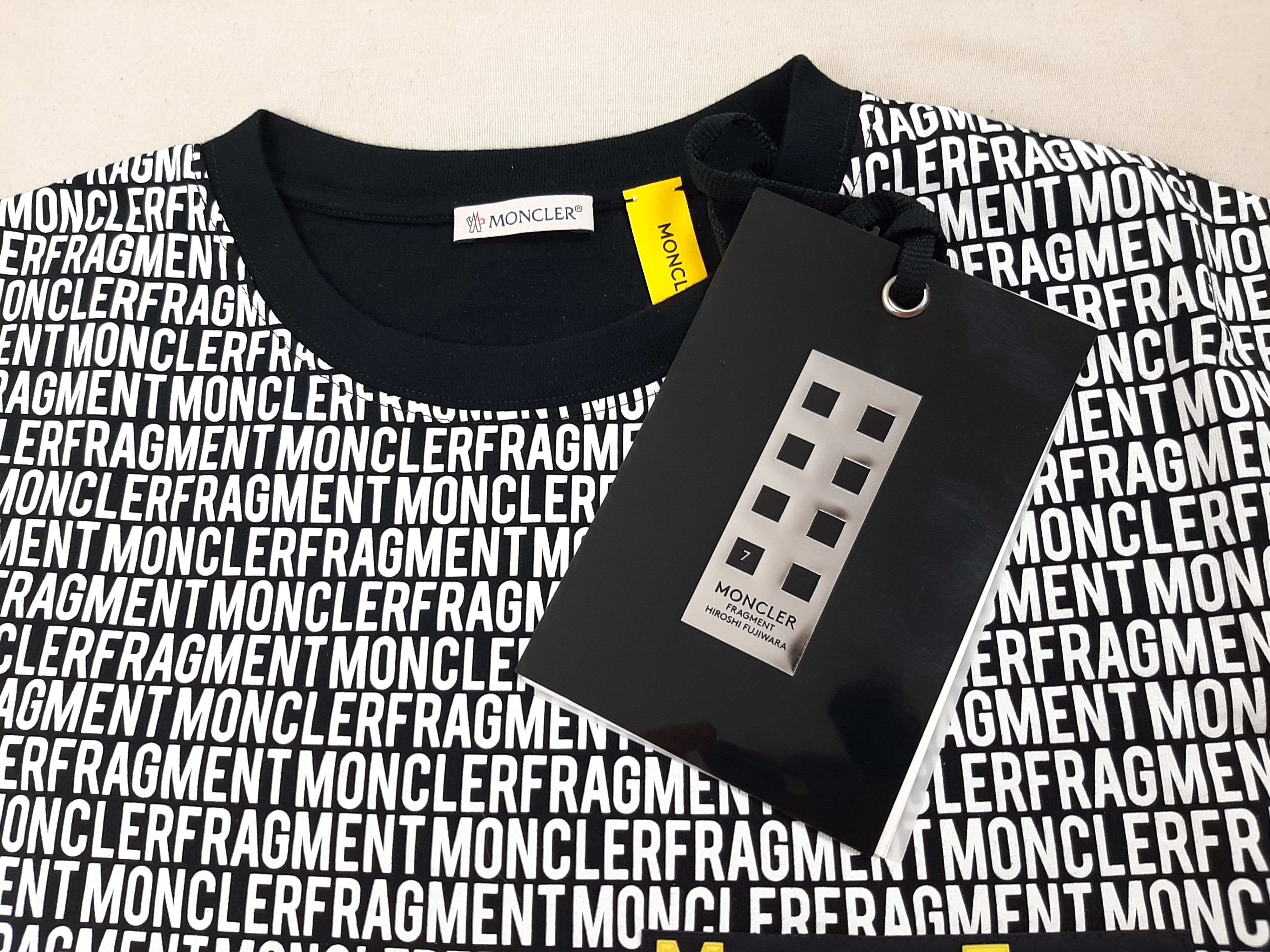 Moncler Genius 7 x Fragment T-Shirt Multicolor Men's Size S