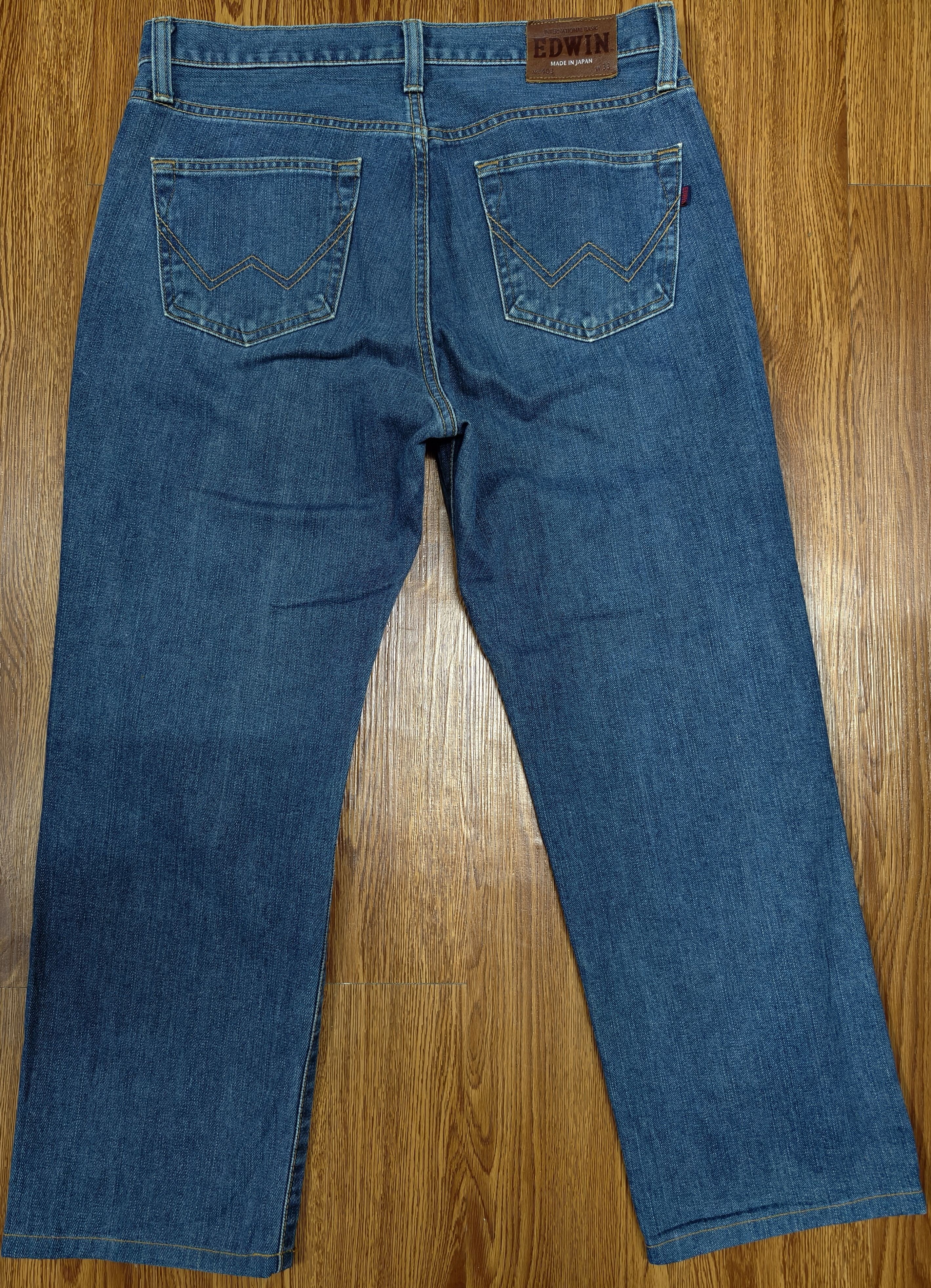 Edwin EDWIN 403 jeans International Basic made in JAPAN Size US 33 - 2 Thumbnail