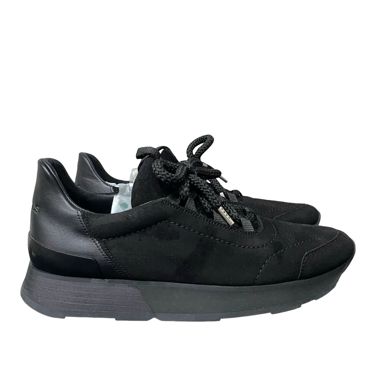 Hermes Hermes Black Suede Low-Top Sneakers Size 37.5 Size US 6.5 / IT 36.5 - 1 Thumbnail