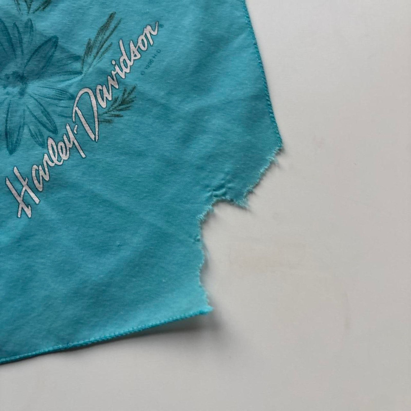 Harley Davidson Vintage 1990s harly davidson bandana Size ONE SIZE - 3 Thumbnail