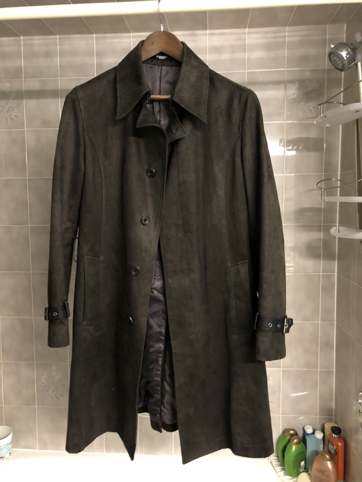 Tornado Mart Tornado Mart Long Coat Grey *Rare* Vintage Size US L / EU 52-54 / 3 - 7 Thumbnail