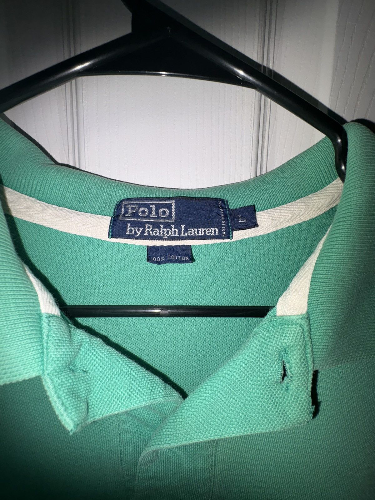 Polo Ralph Lauren Seafoam Ralph Lauren polo shirt purple pony size large y2k Size US L / EU 52-54 / 3 - 2 Thumbnail