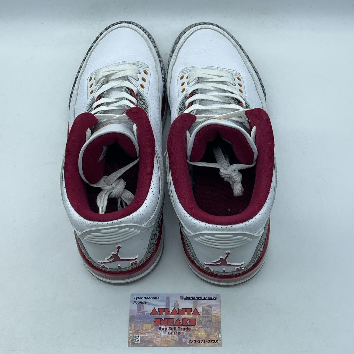 Jordan Brand Air Jordan 3 Cardinal Red Size US 10 / EU 43 - 6 Thumbnail
