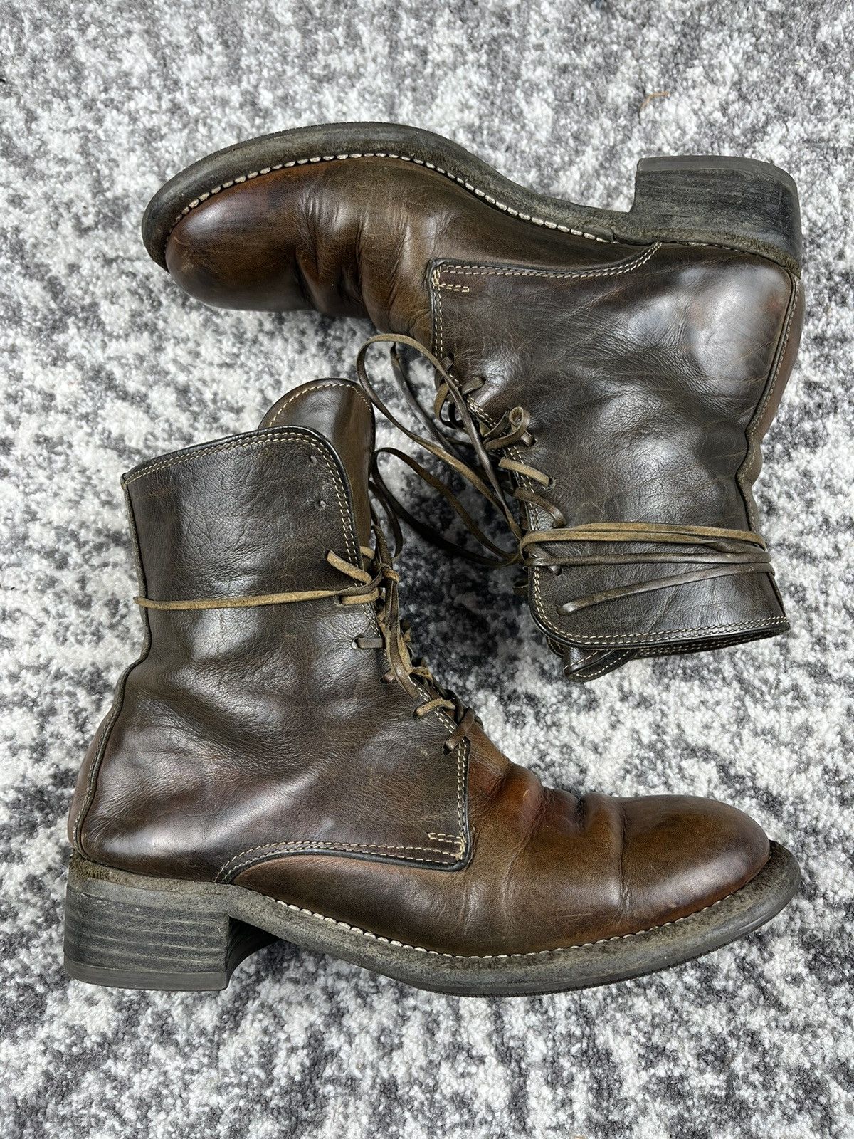Guidi Guidi 795Z Brown Leather Boots Size US 6 / IT 36 - 3 Thumbnail