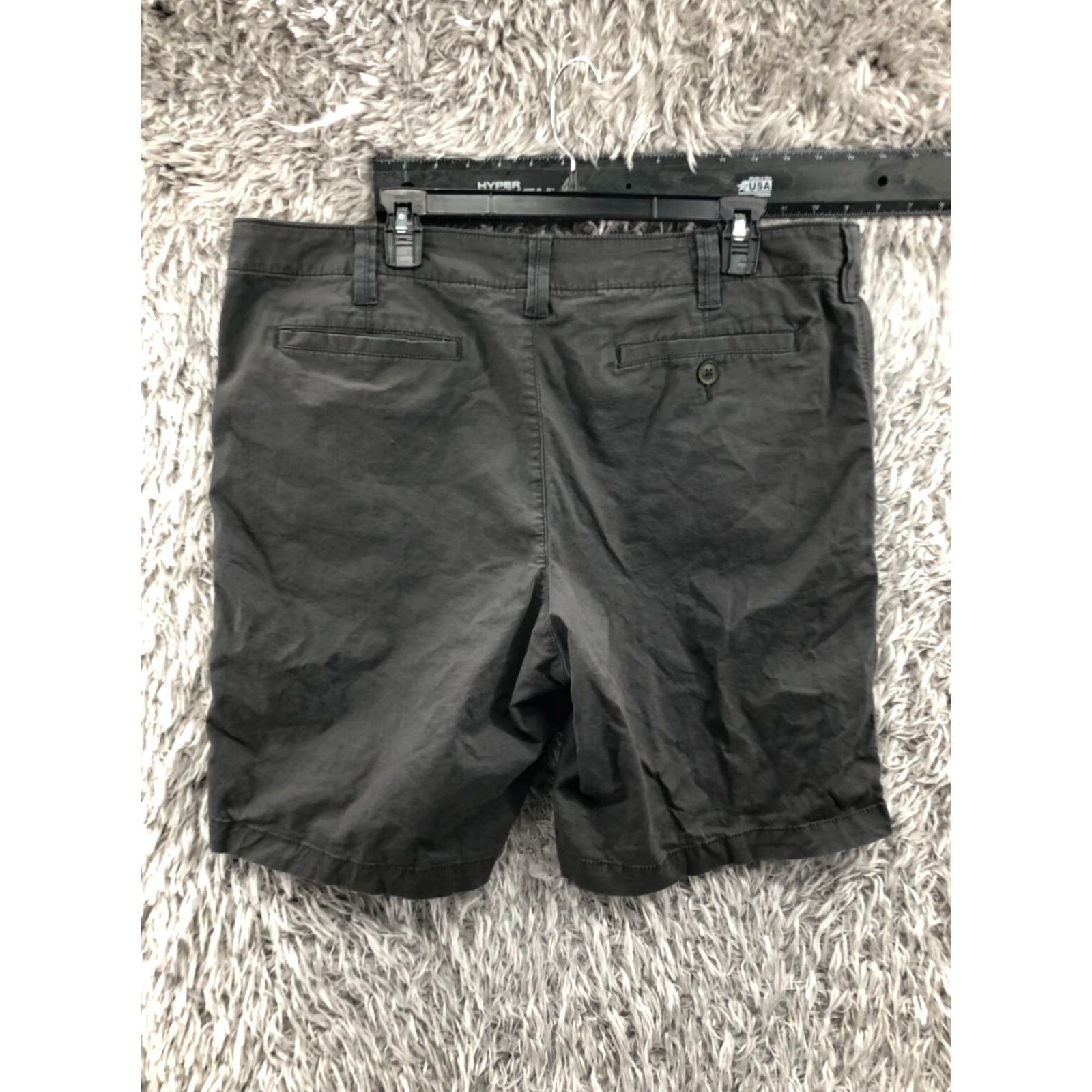 Vintage Sonoma Mens Shorts Bermuda Casual Mid Rise Gray 40 Regular Cotton Blend 5-Pocket Logo Wash Medium Spring Summer Fall Mens Size US 40 / EU 56 - 4 Thumbnail
