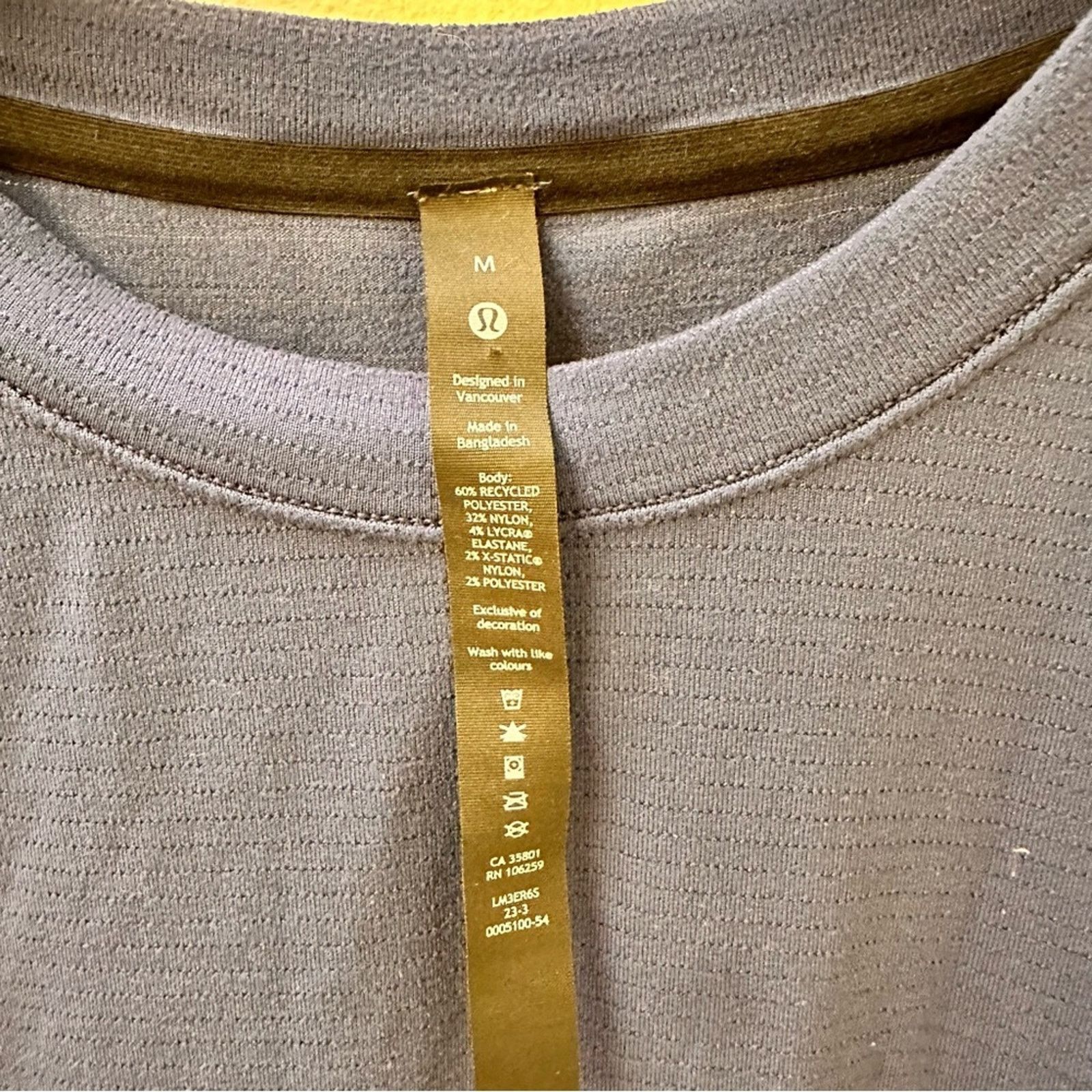 Lululemon Lululemon Men’s Athletic Long Sleeve Top - Size Med - Navy Size US M / EU 48-50 / 2 - 3 Thumbnail