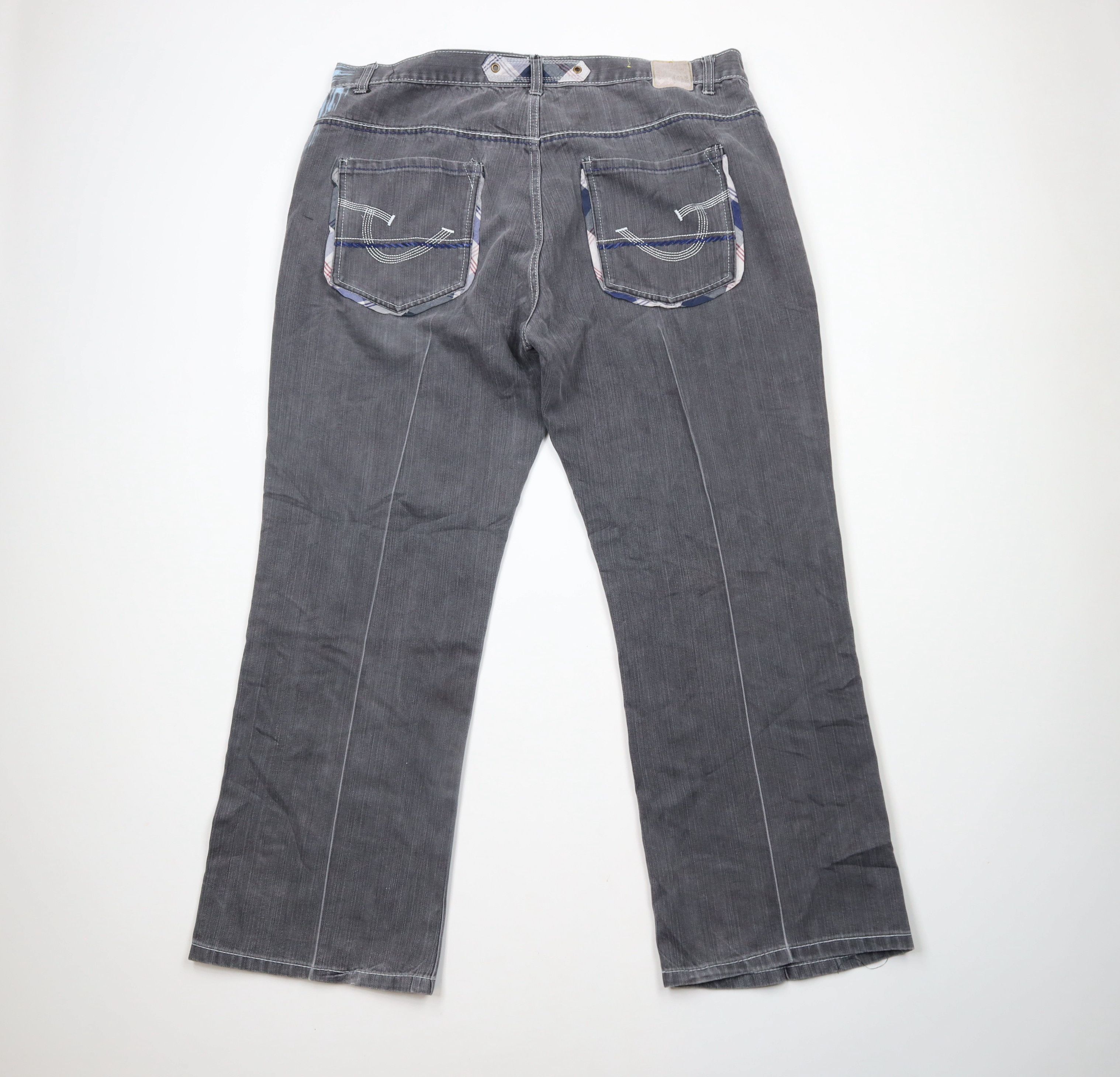 Vintage Vintage Y2K Streetwear Baggy Fit Wide Leg Denim Jeans Size US 40 / EU 56 - 11 Thumbnail
