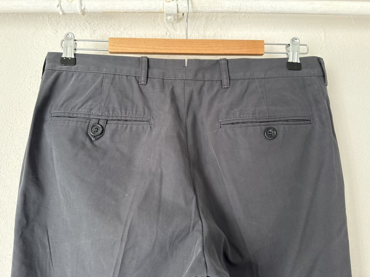 Prada Prada Tailored Cotton-Blend Trousers in Charcoal Grey Size US 34 / EU 50 - 6 Thumbnail