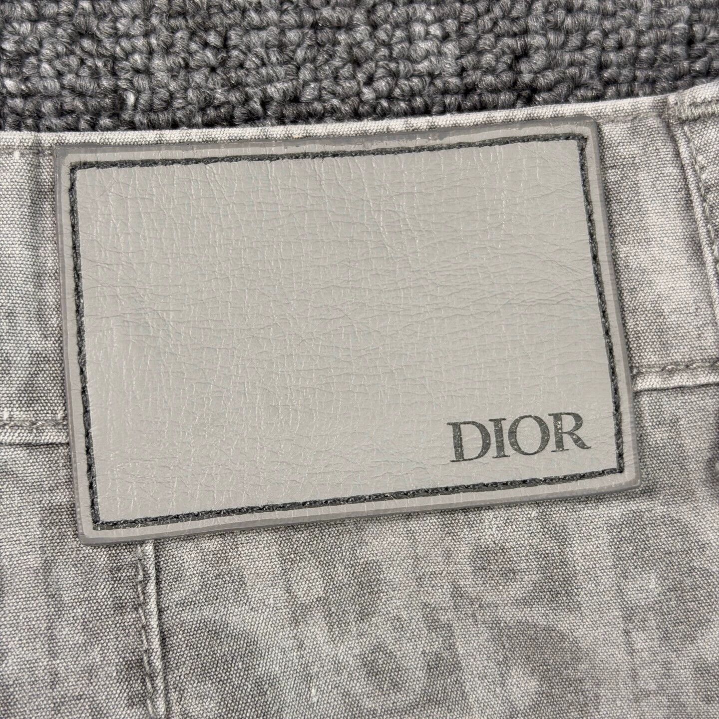 Dior Dior 25 gray all over print jeans 44 like new Size US 28 / EU 44 - 6 Thumbnail
