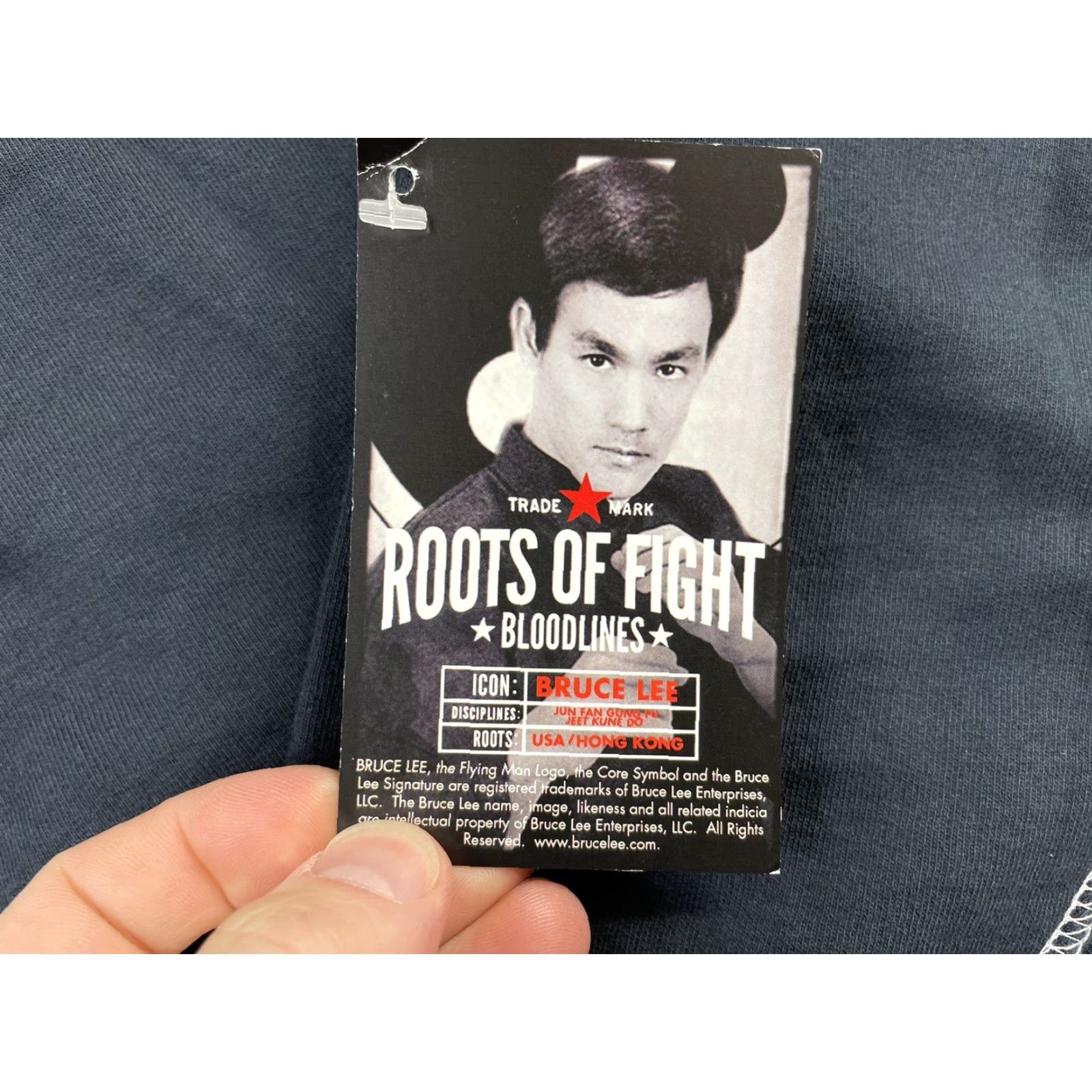 Roots NWT Roots Of Fight Bruce Lee Jeet Kune Do Bloodlines Hoodie Sweatshirt XXXL Men Blue Full Zip Hoodie Size US XXL / EU 58 / 5 - 3 Thumbnail