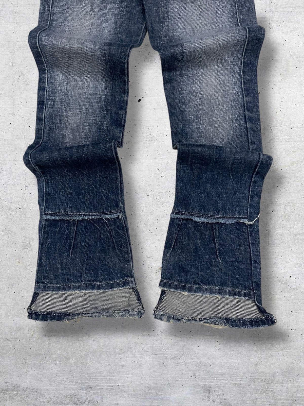 Marithe + Francois Girbaud VINTAGE MARITHE FRANCOIS GIRBAUD DESIGNER 90S FLARED DENIM Size US 26 / EU 42 - 3 Thumbnail