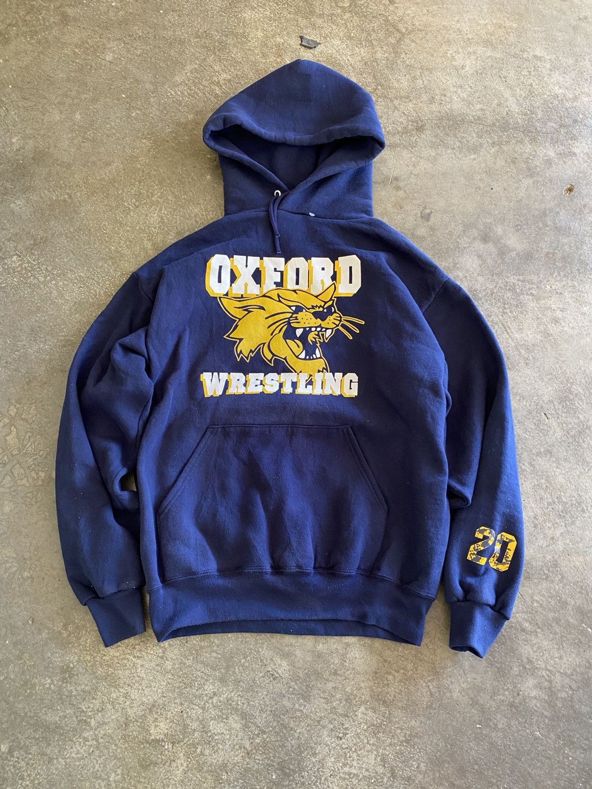 Jerzees Vintage Oxford Wrestling super sweats pullover Size US M / EU 48-50 / 2 - 1 Thumbnail
