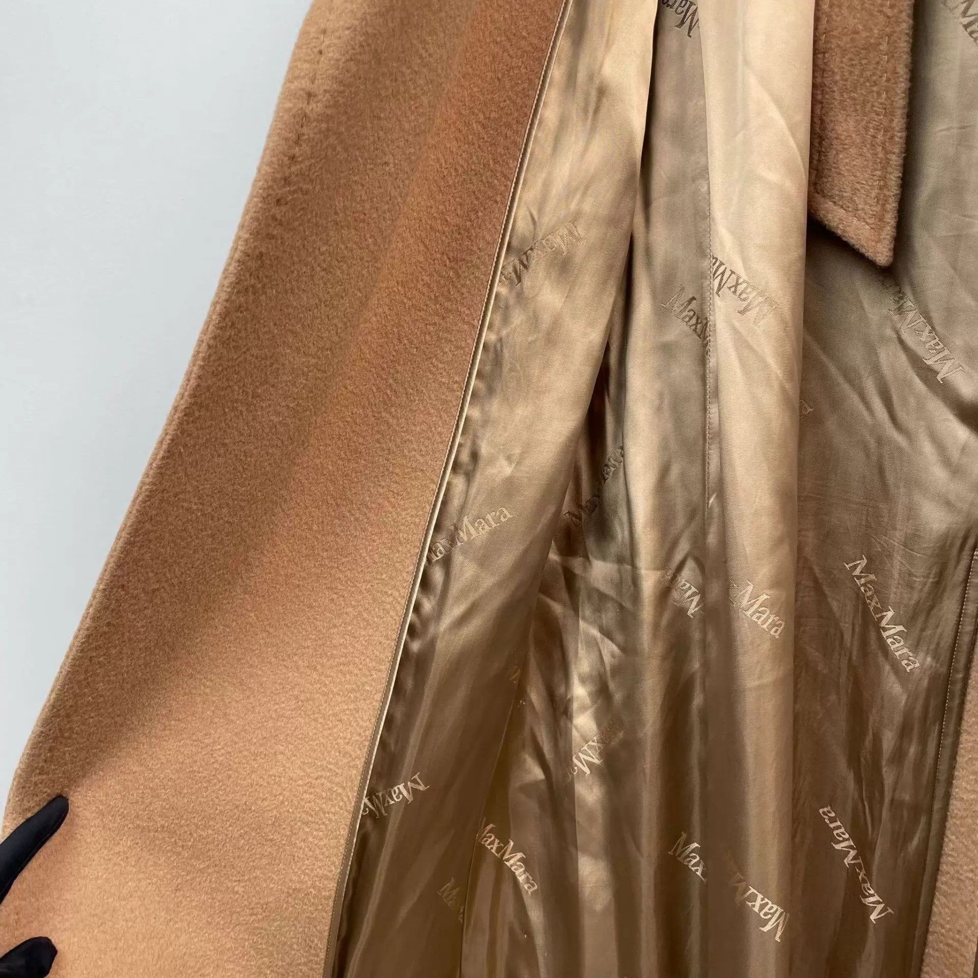 Max Mara MaxMara Camel Overcoat 95 New Size S / US 4 / IT 40 - 8 Thumbnail