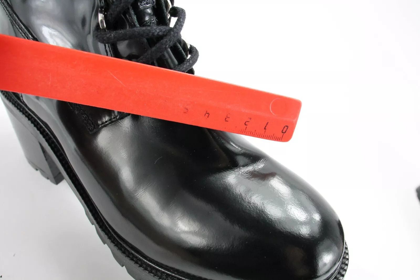 Maje MAJE Factory Boots Women's EU 37 / UK 4 Leather Combat Heel Size US 6.5 / IT 36.5 - 11 Thumbnail