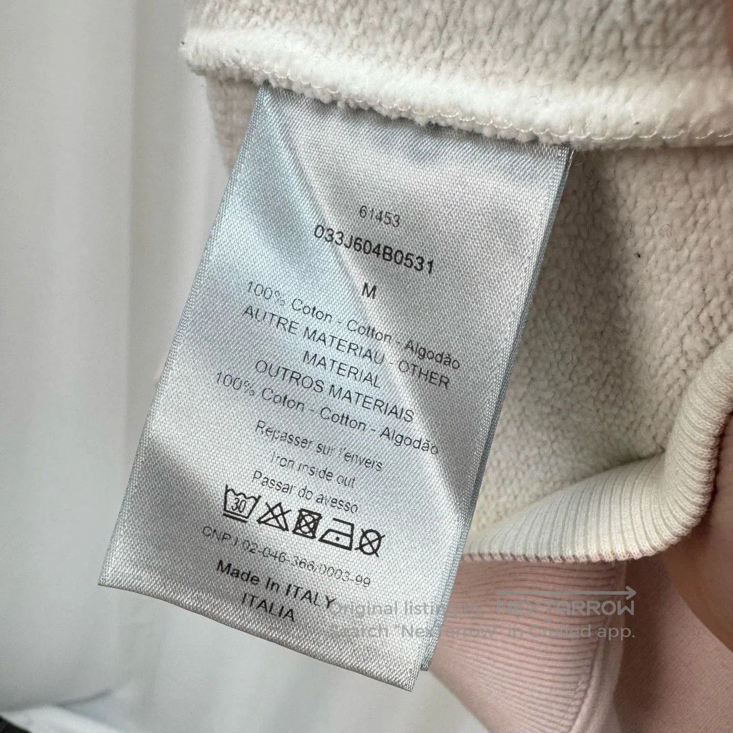 Dior dior stussy collaboration dusty pink sweatshirt. Size US M / EU 48-50 / 2 - 6 Thumbnail