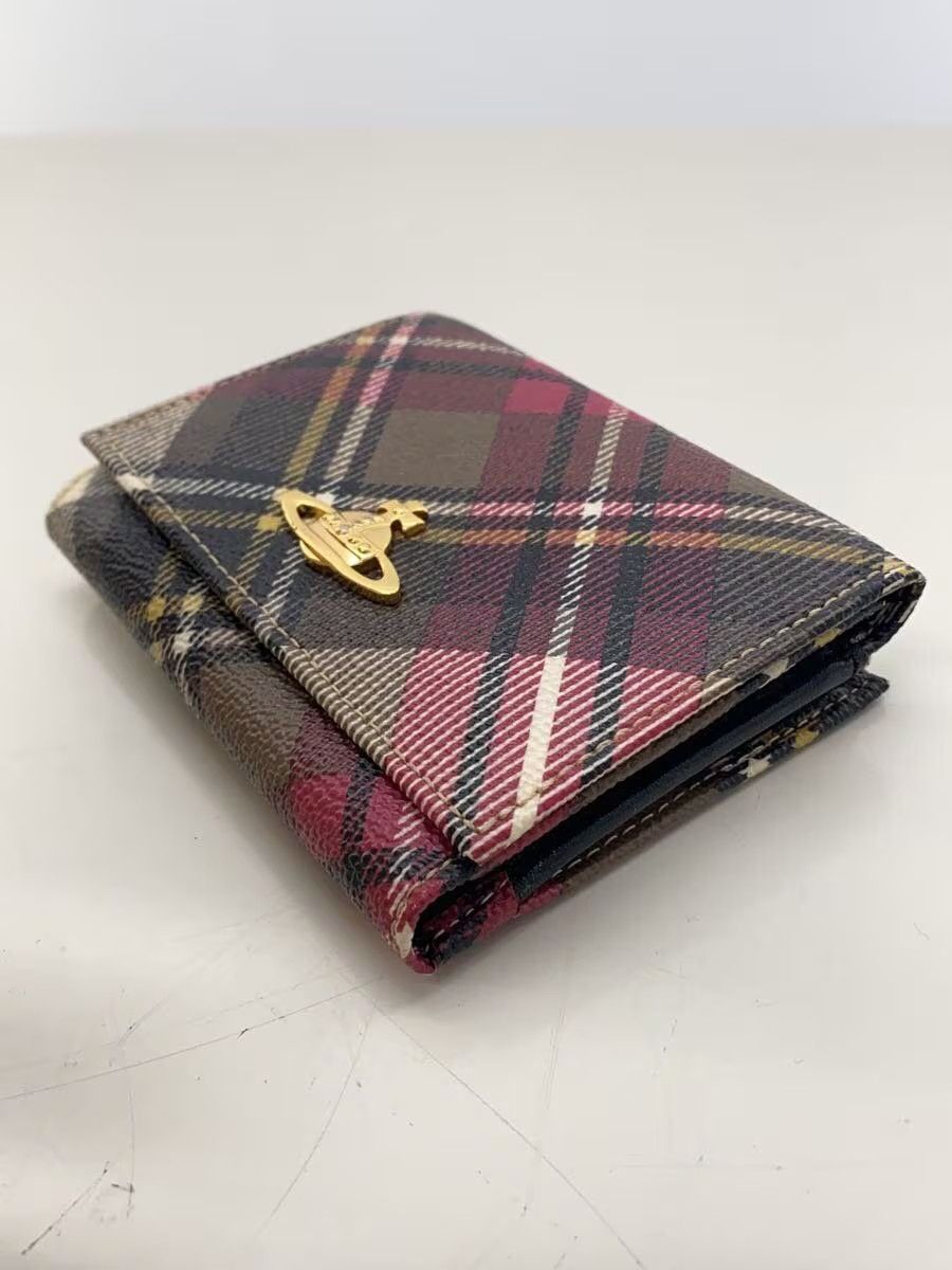 Vivienne Westwood Plaid Orb Leather Wallet Size ONE SIZE - 3 Thumbnail